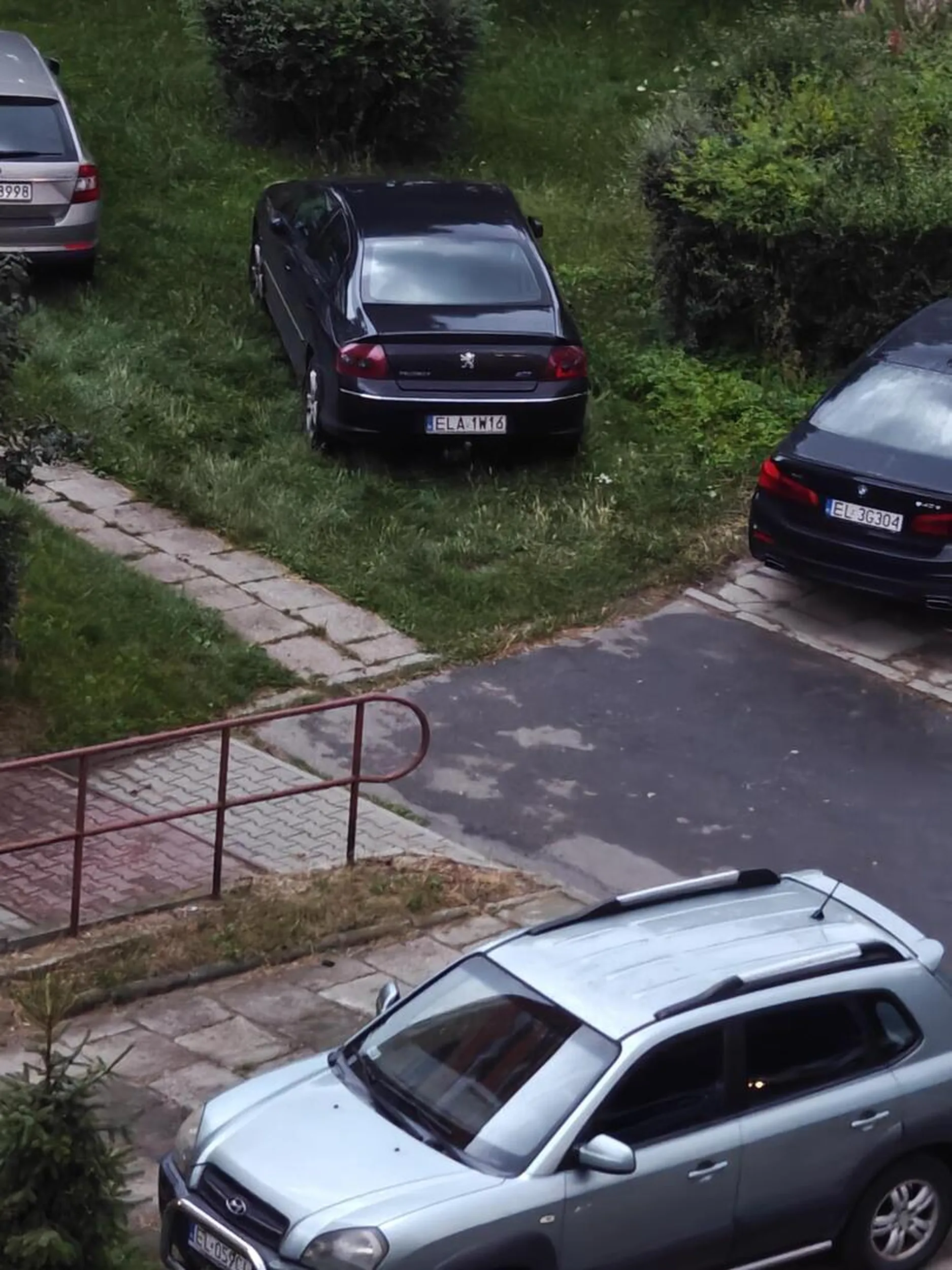 Rozjeżdża trawe i teren zieleny na osiedlu Retkinia jak tylko skończą się legalne wyznaczone miejsca parkingowe, nawet zostawił specjalnie miejsce dla kolegi żeby zaparkował trochę dalej (też na trawie), ha tfu na was - typowe polactwo zamiast poszukać dalej miejsca to zostawić na trawie