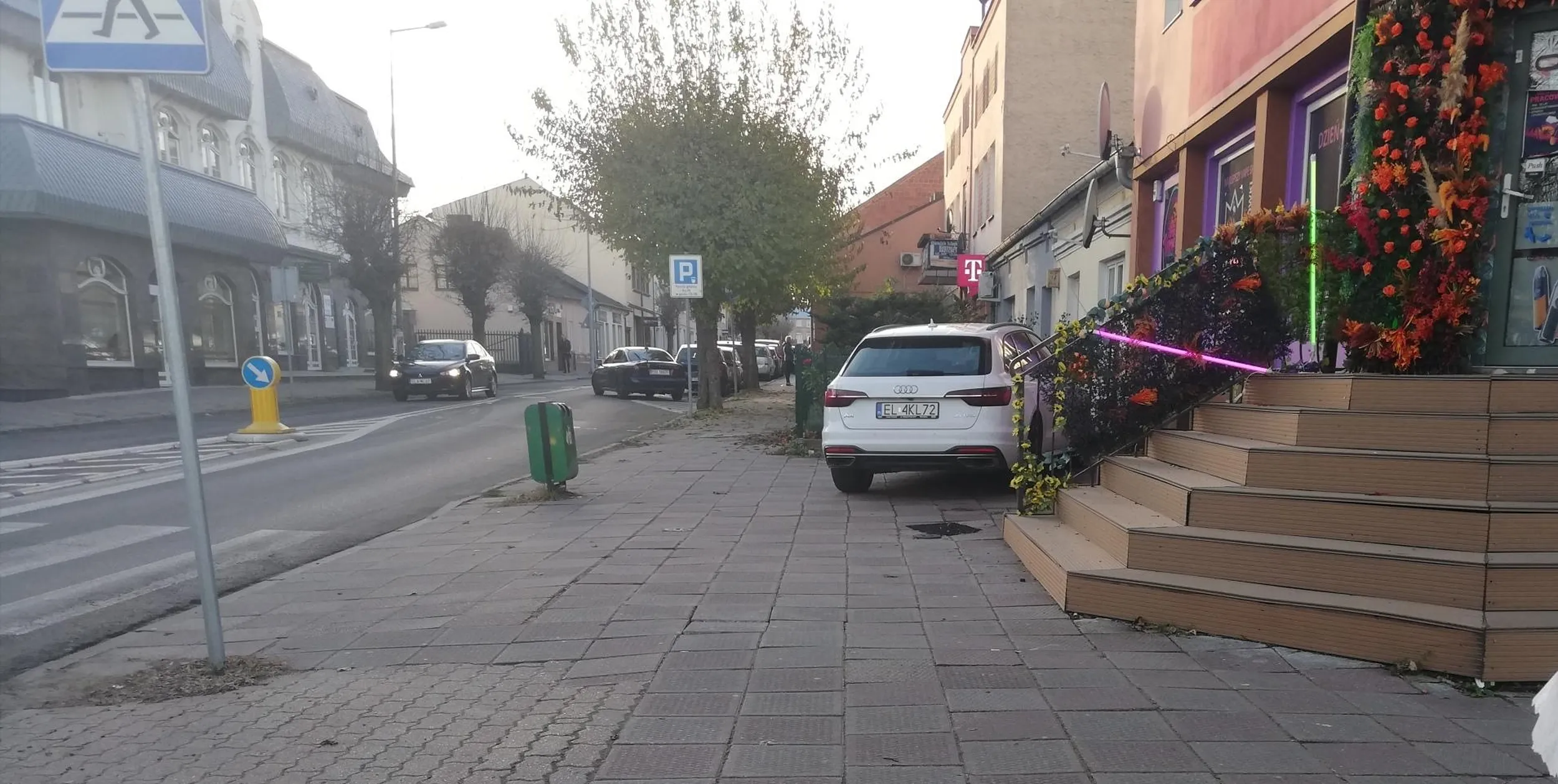 Baran za kierownicą, jeździ po przejściu dla pieszych!