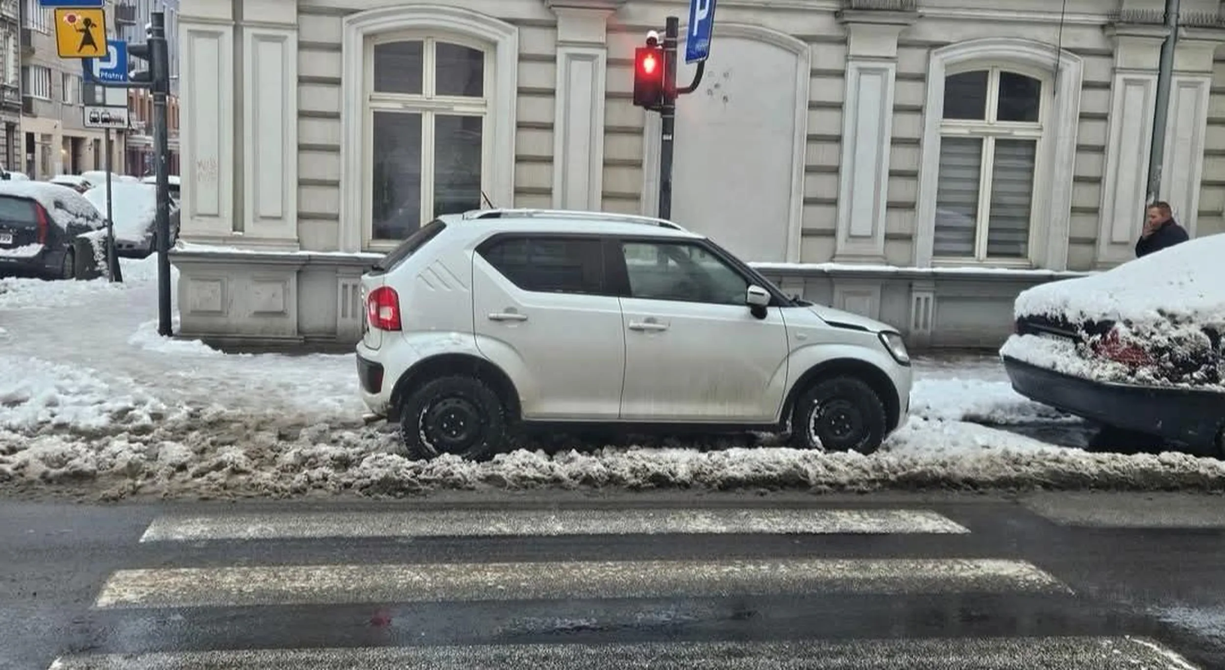 Mistrz parkowania z Łodzi.