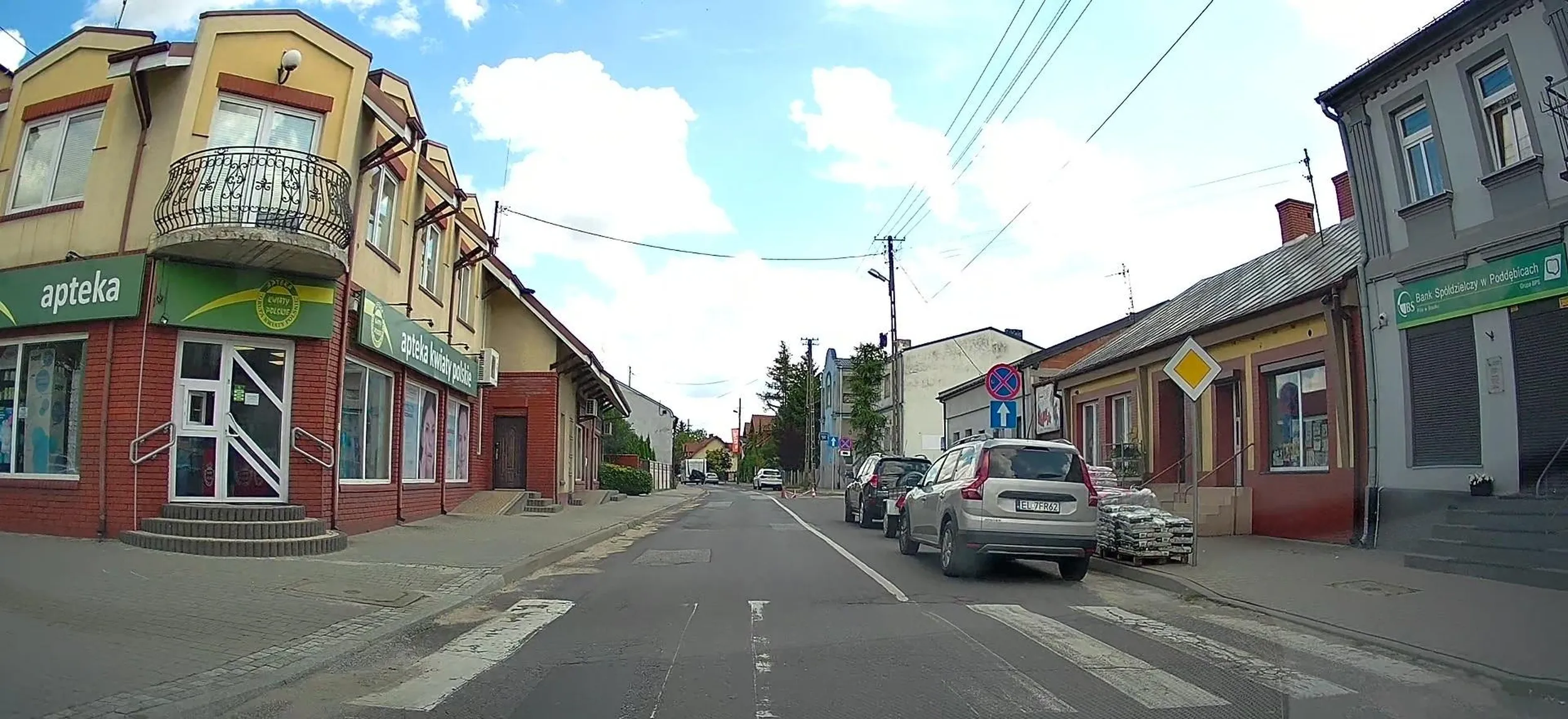 parkowanie na pasie do skretu