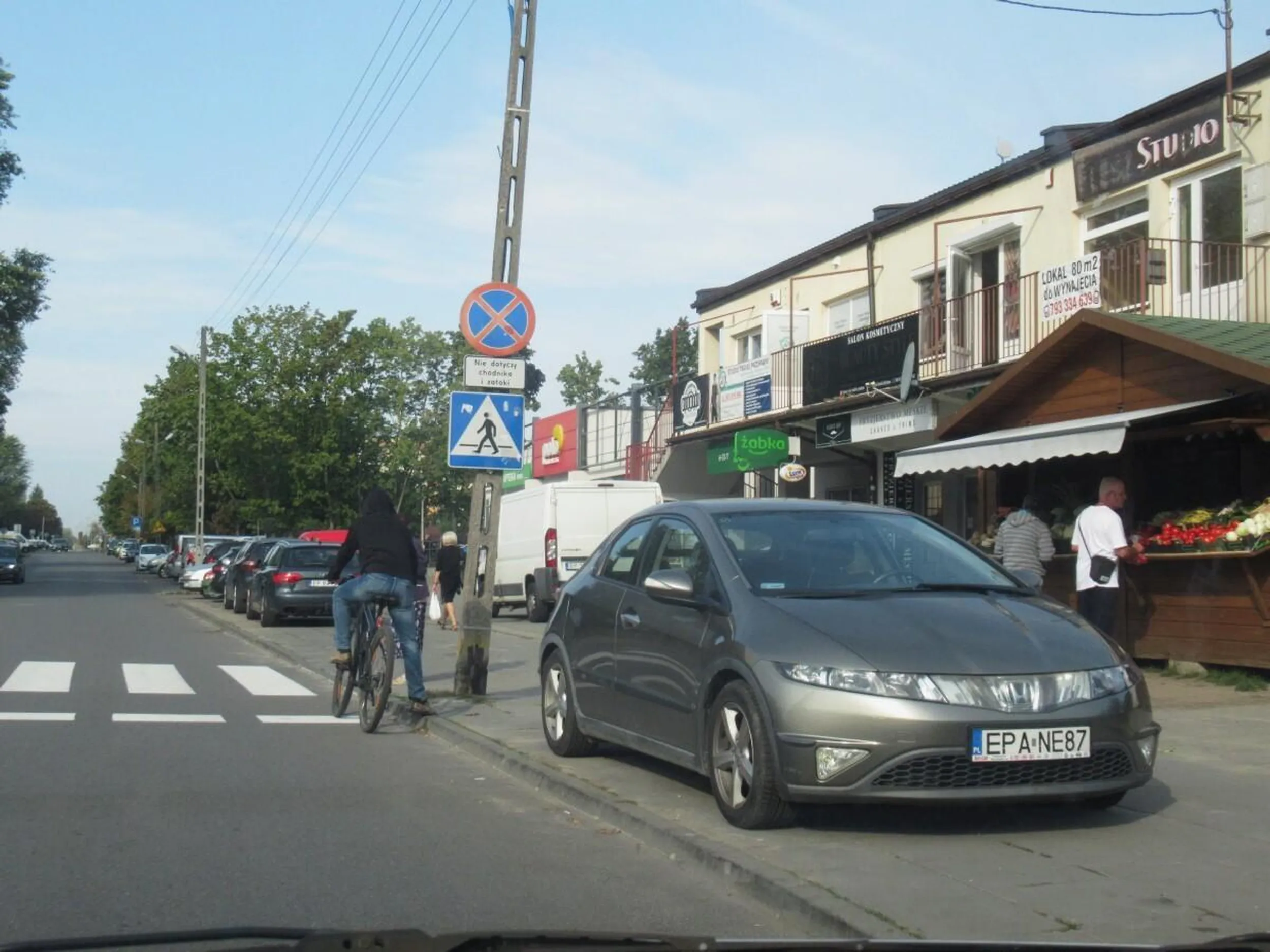 Piękne miejsce do parkowania.
