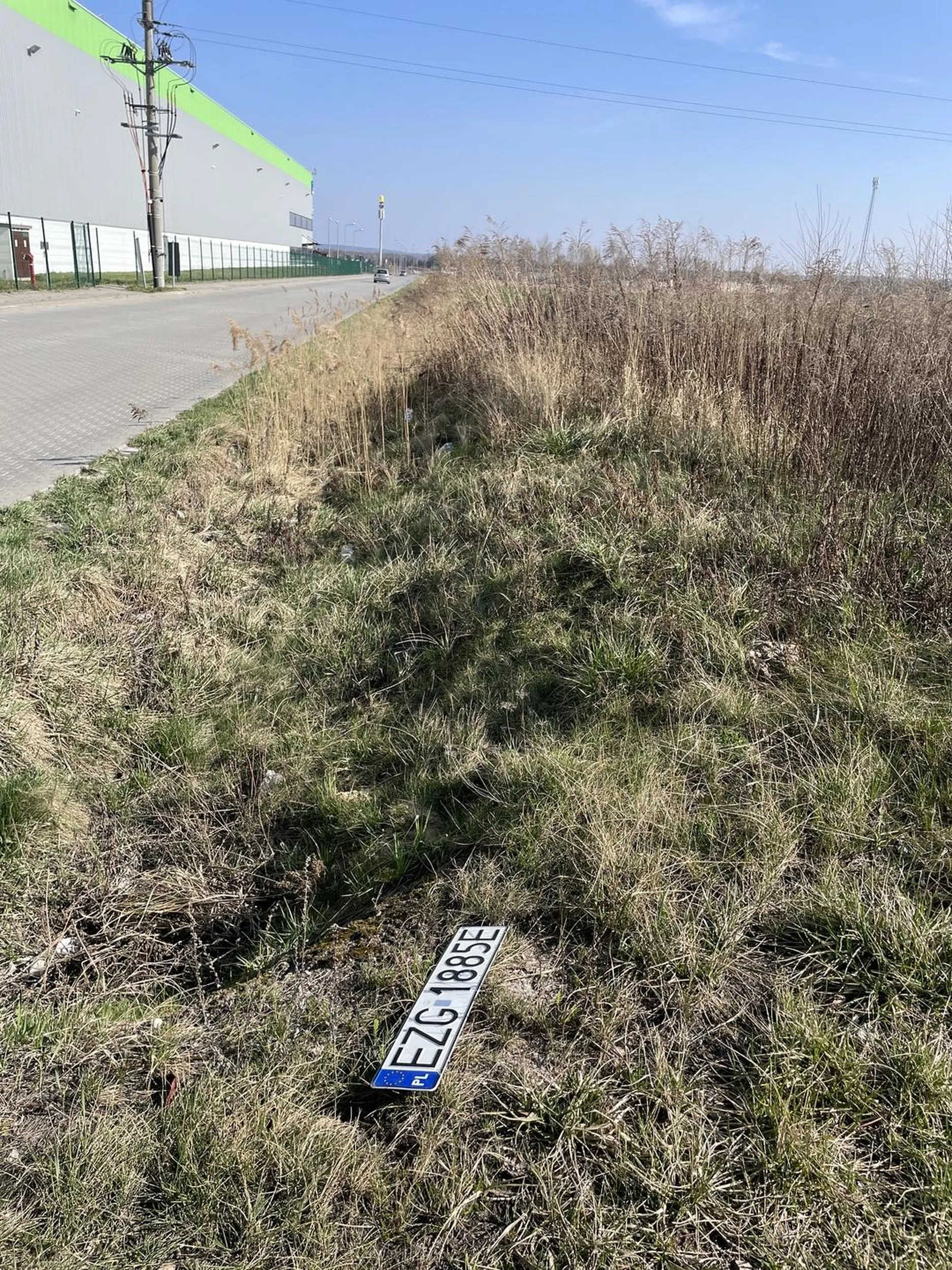 Rejestracja leży przy magazynach w Sosnowcu.