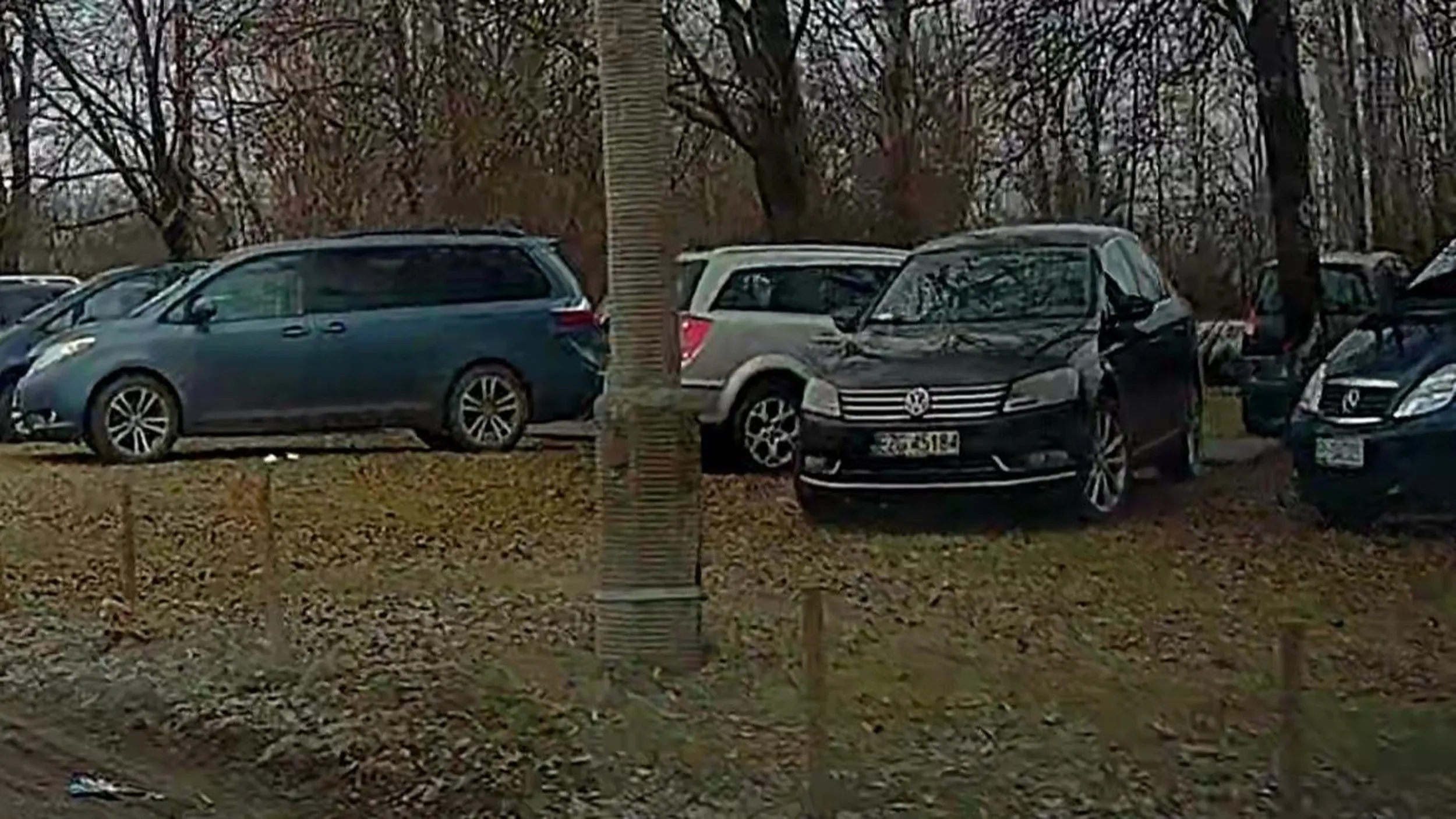 Rozjeżdża trawniki w Łodzi