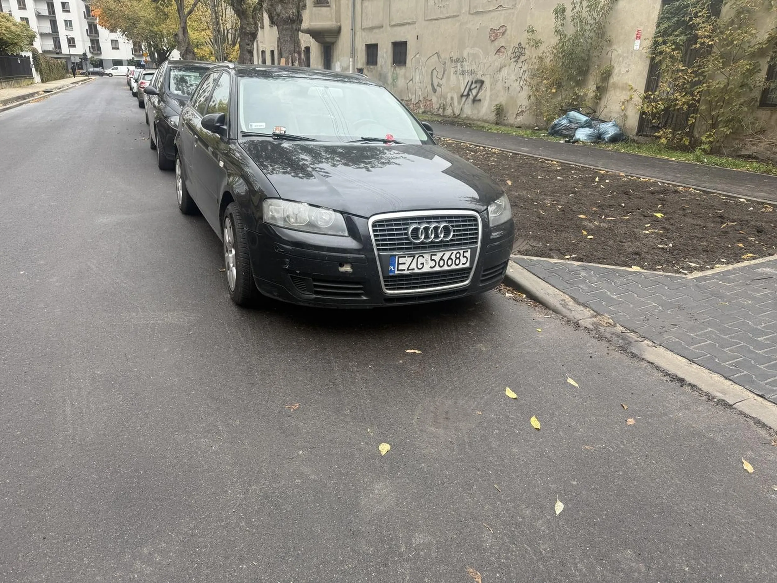 Mistrzowi parkowania nie znudziło się uprzykrzanie innym wyjazdu i wjazdu