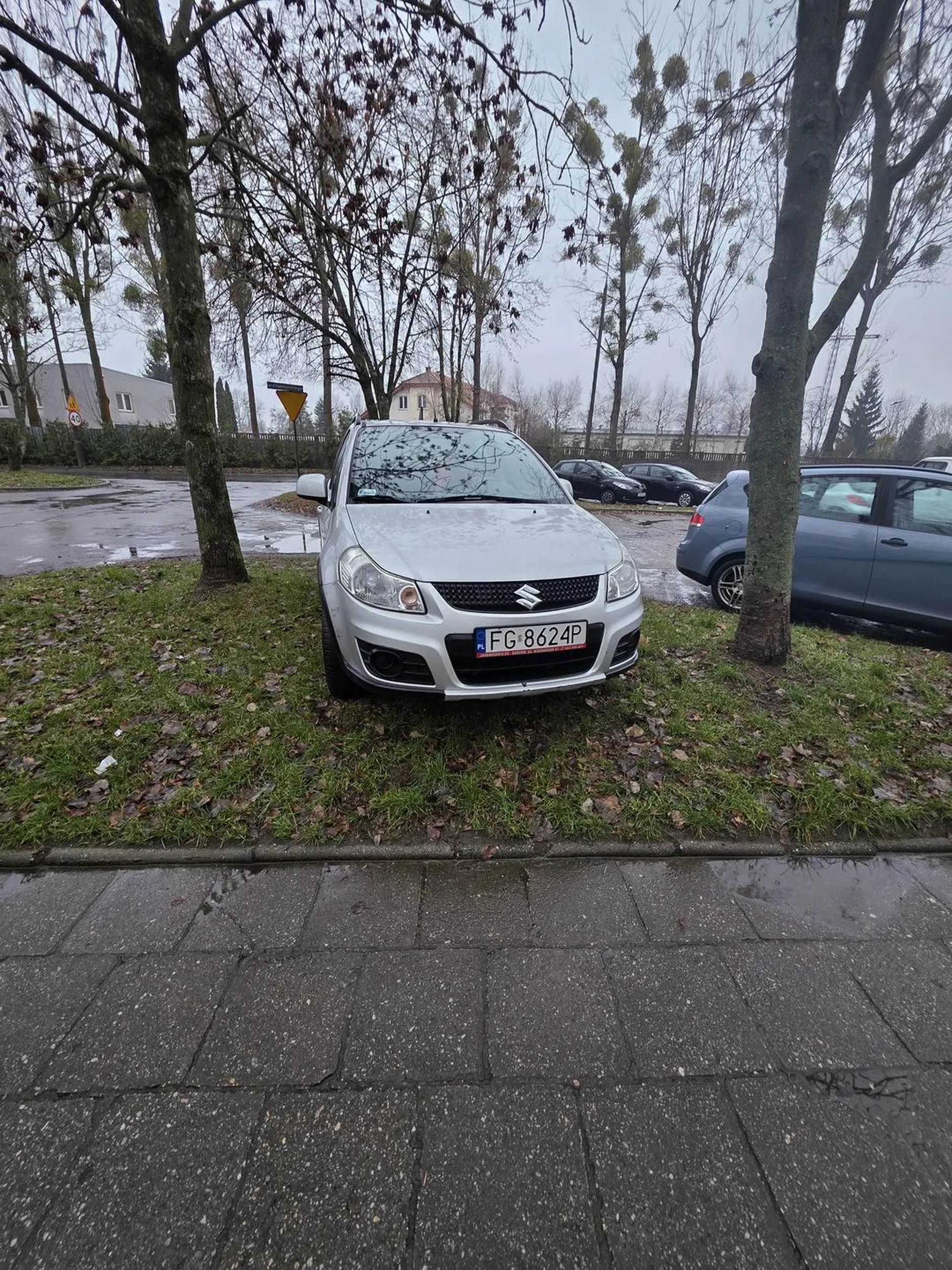 Dla niego trawnik, skwer, rabatka z kwiatkami – to wszystko jest po prostu niezagospodarowanym MIEJSCEM PARKINGOWYM. Niechlujne, zielone, marnujące cenną miejską przestrzeń, którą można by przecież sensownie ubłocić.