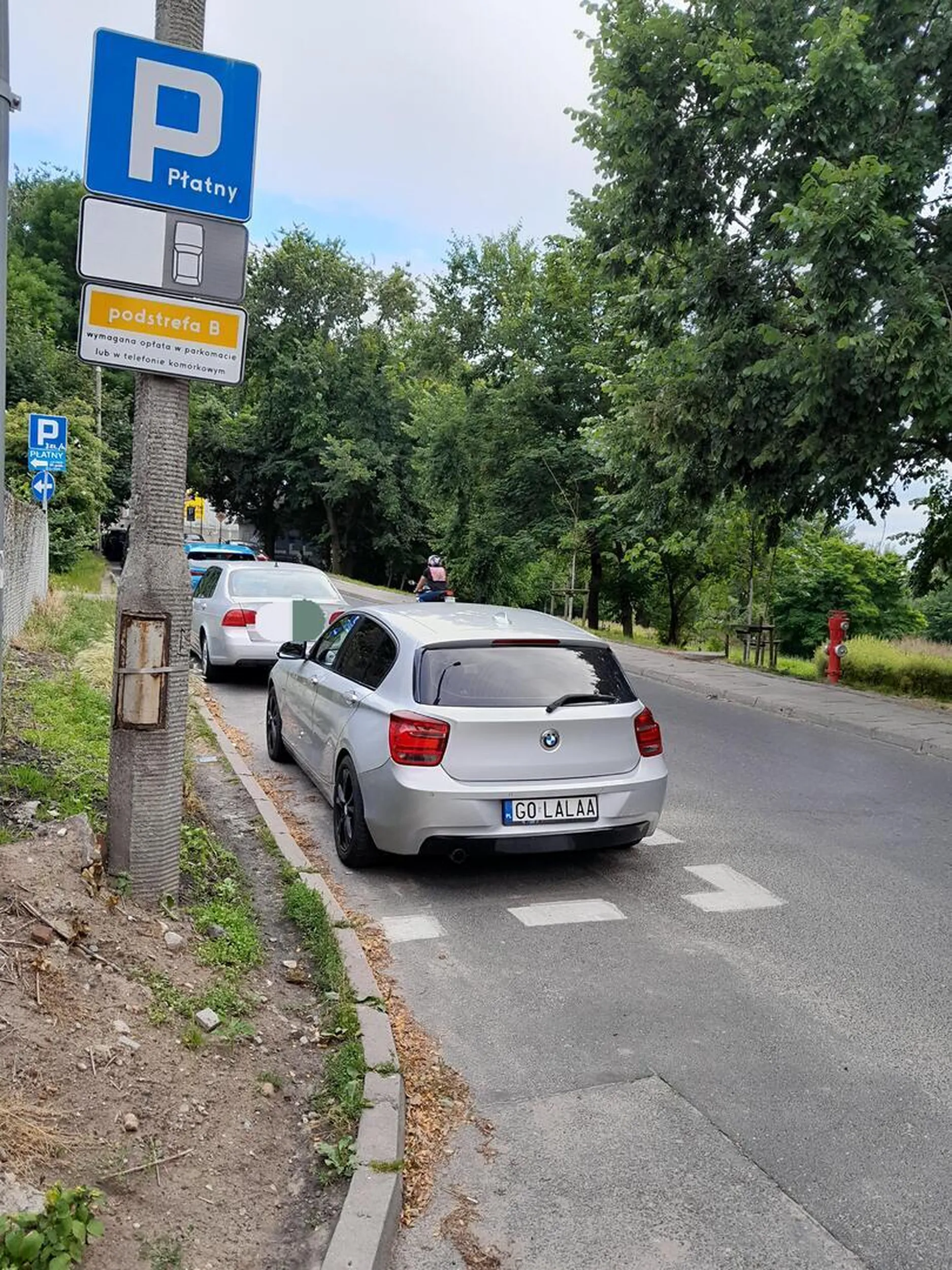 Kierująca bardzo rozsądnie zachowuje się zarówno podczas jazdy (używa kierunkowskazów, zachowuje dopuszczalną prędkość) jak i podczas parkowania (mieści się w liniach; myśli - zajmuje tyle miejsca ile potrzebuje i parkuje w taki sposób, aby np. większy pojazd później też znalazł dla siebie miejsce) - reprezentuje bardzo dobrą szkołę (jazdy), w końcu pojętna uczennica