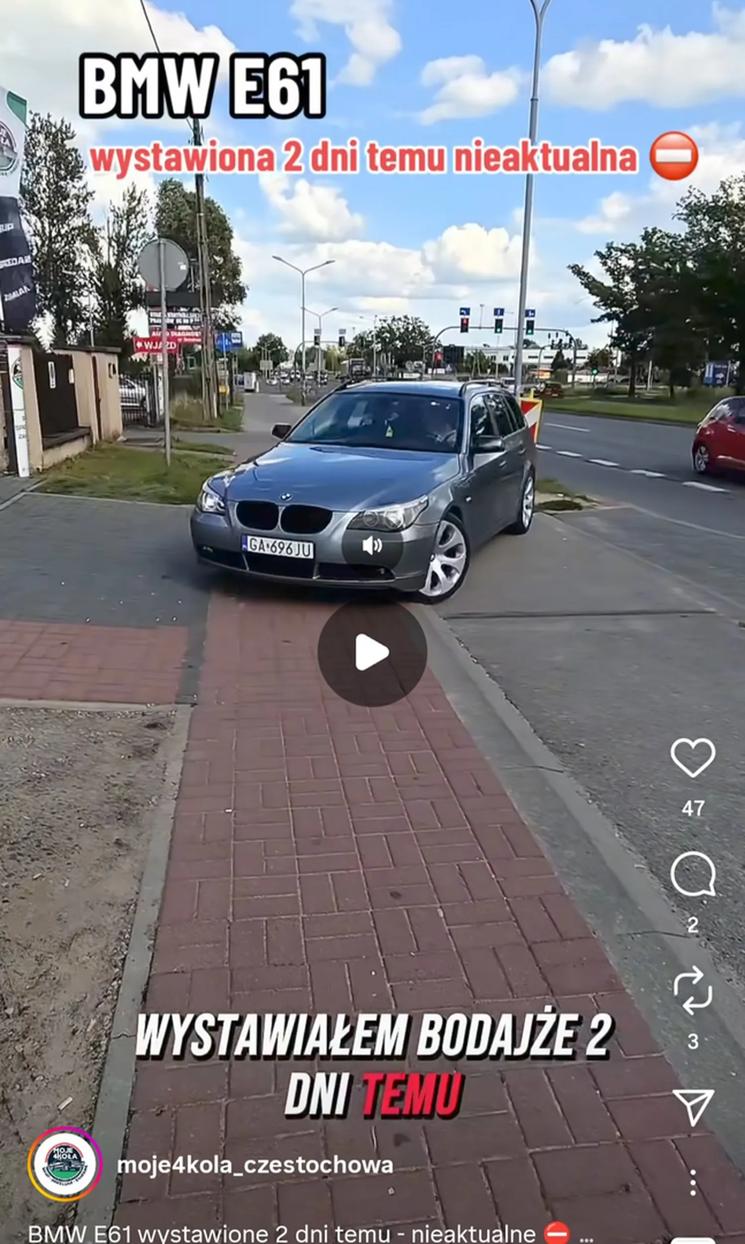 Jazda wzdłuż chodnika i drogi dla rowerów