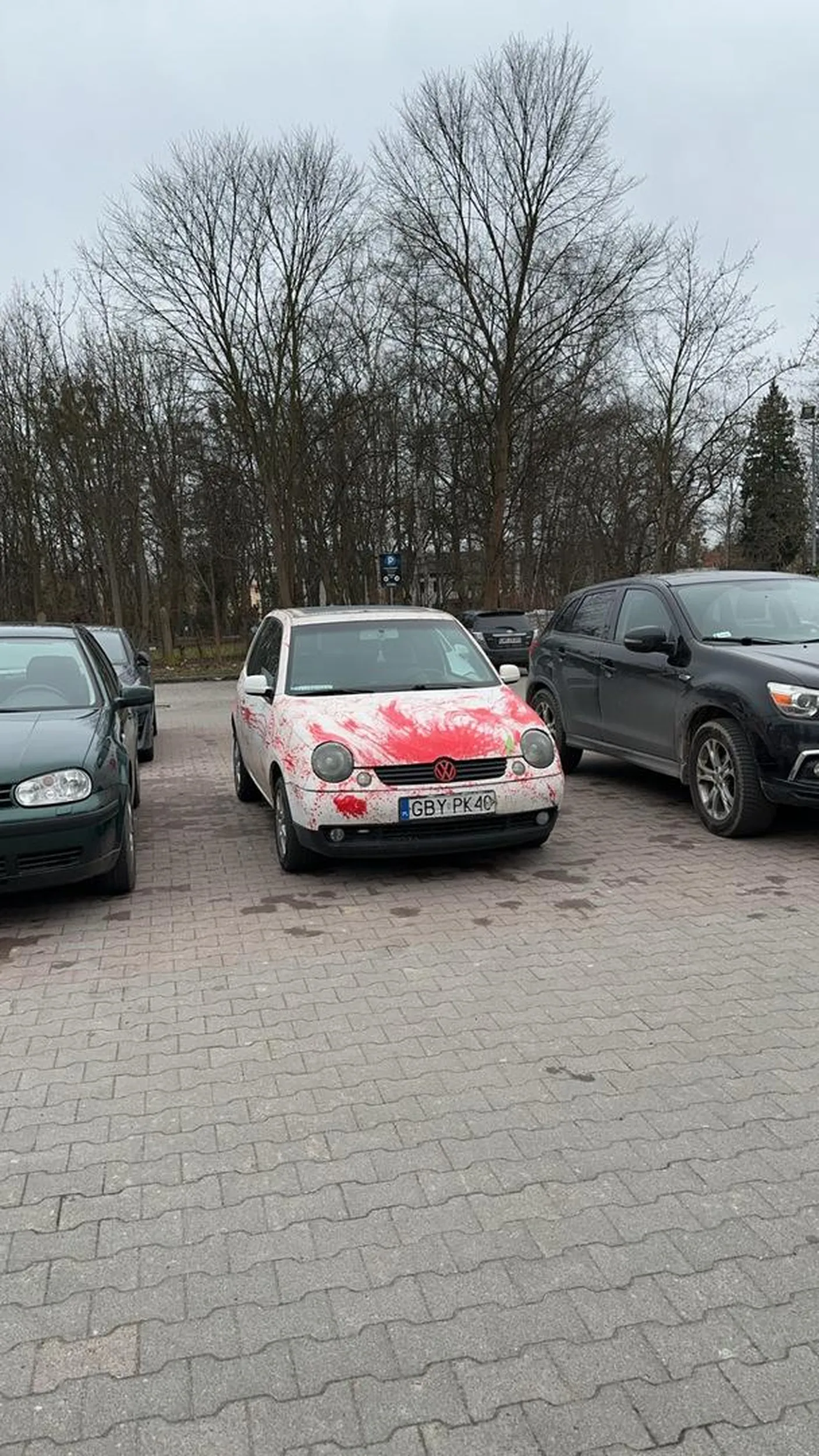 chyba kogoś przejechał