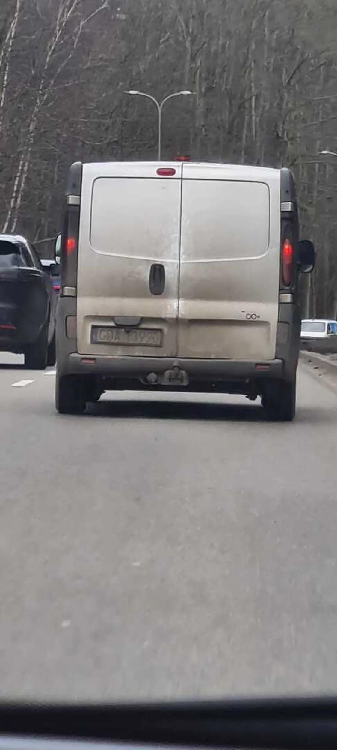 Umyj mnie haha rejestracja nieczytelna .za to drogi mandat Gdańsk słowackiego