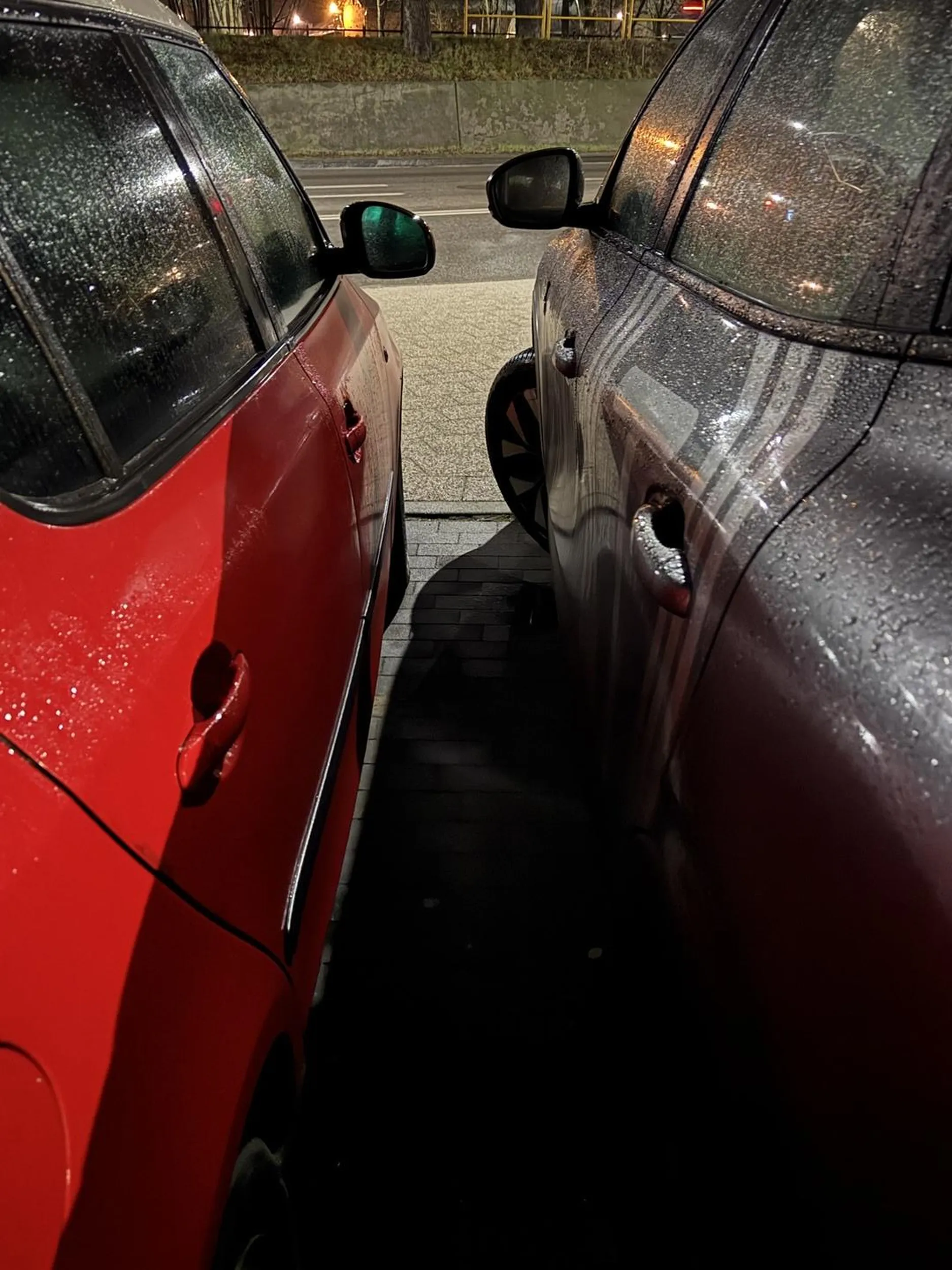 Ktoś ma zajebistą wyobraźnię jeśli myślał, że ktokolwiek da radę wsiąść do tej Arkany. (Z lewej strony tej Skody było jeszcze miejsce) Żałosne zachowanie ?