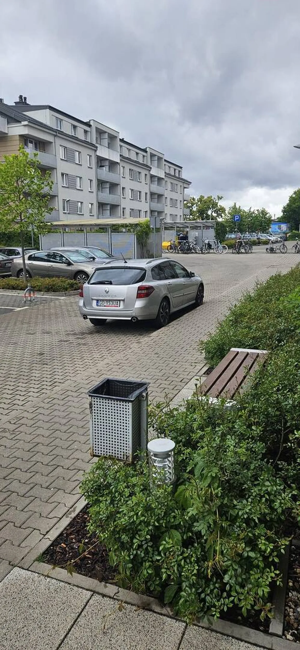 Pan z Reno blokuje mi od 2 dni możliwość swobodnego zaparkowania auta na prywatnym miejscu parkingowym. Utrudnia też przejazd innym ludziom. Do tego stoi na miejscu z zakazem parkowania. Za nic ma innych, ciężki przypadek człowieka, który nie potrafi stosować się do zasad społeczności.