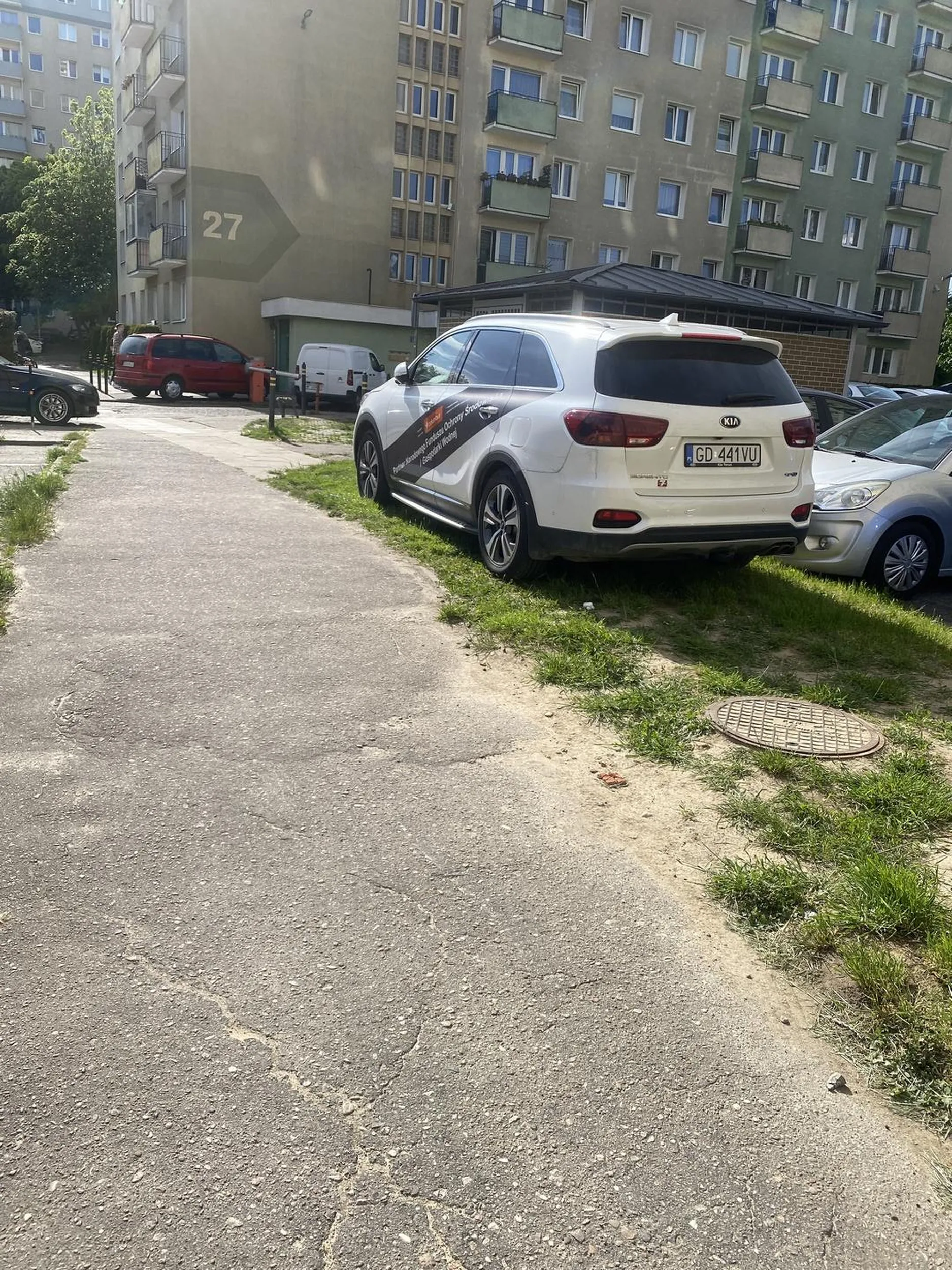 Bo trzeba wjechać jak najbliżej.