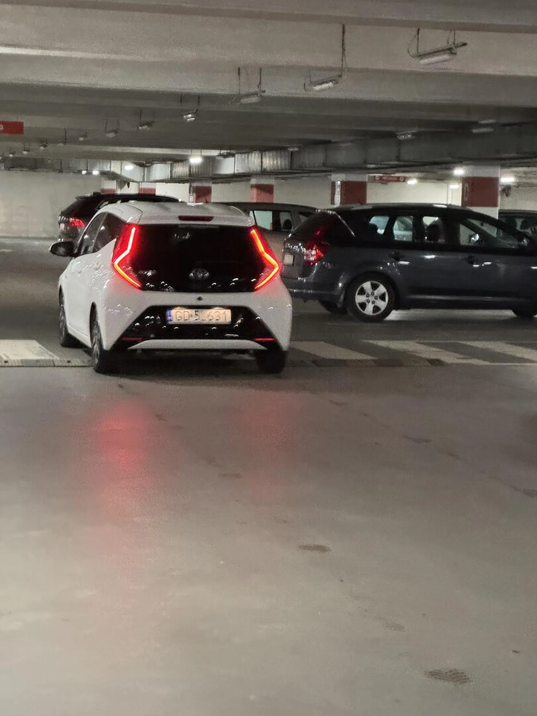 Parking podziemny Auchan Gdańsk Kołobrzeska. Blondynka z mężem dosłownie nadupcali swoimi drzwiami od autka w moje biedne auto. Pani w lusterko ( jest całe porysowane ) a Pan w tylne drzwi. Po wszystkim odjechali sobie jakby nigdy nic. Ani be ani me. oby wam koła ukradli.