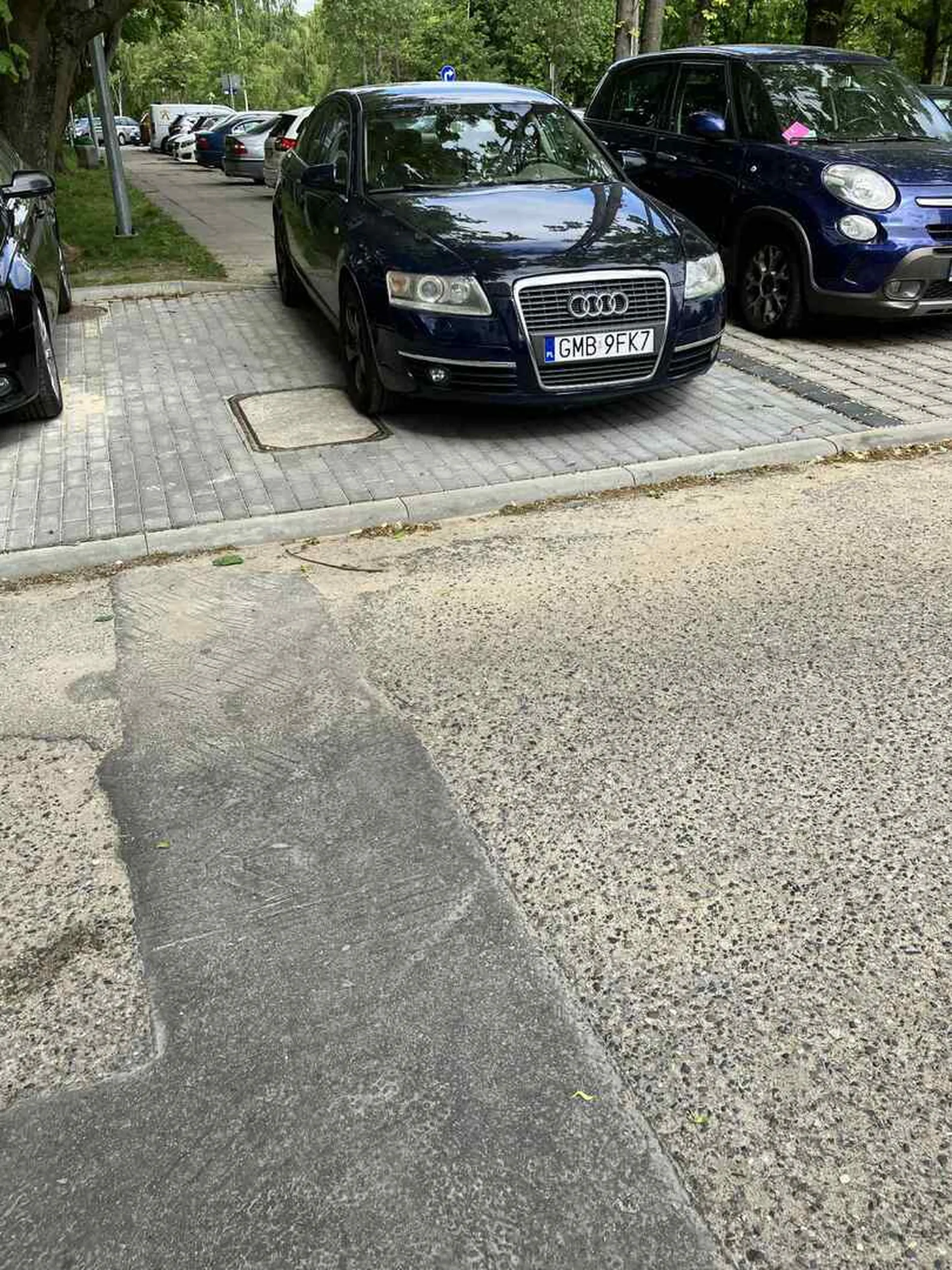 Brak slow. Moze u nich nie ma chodnikow