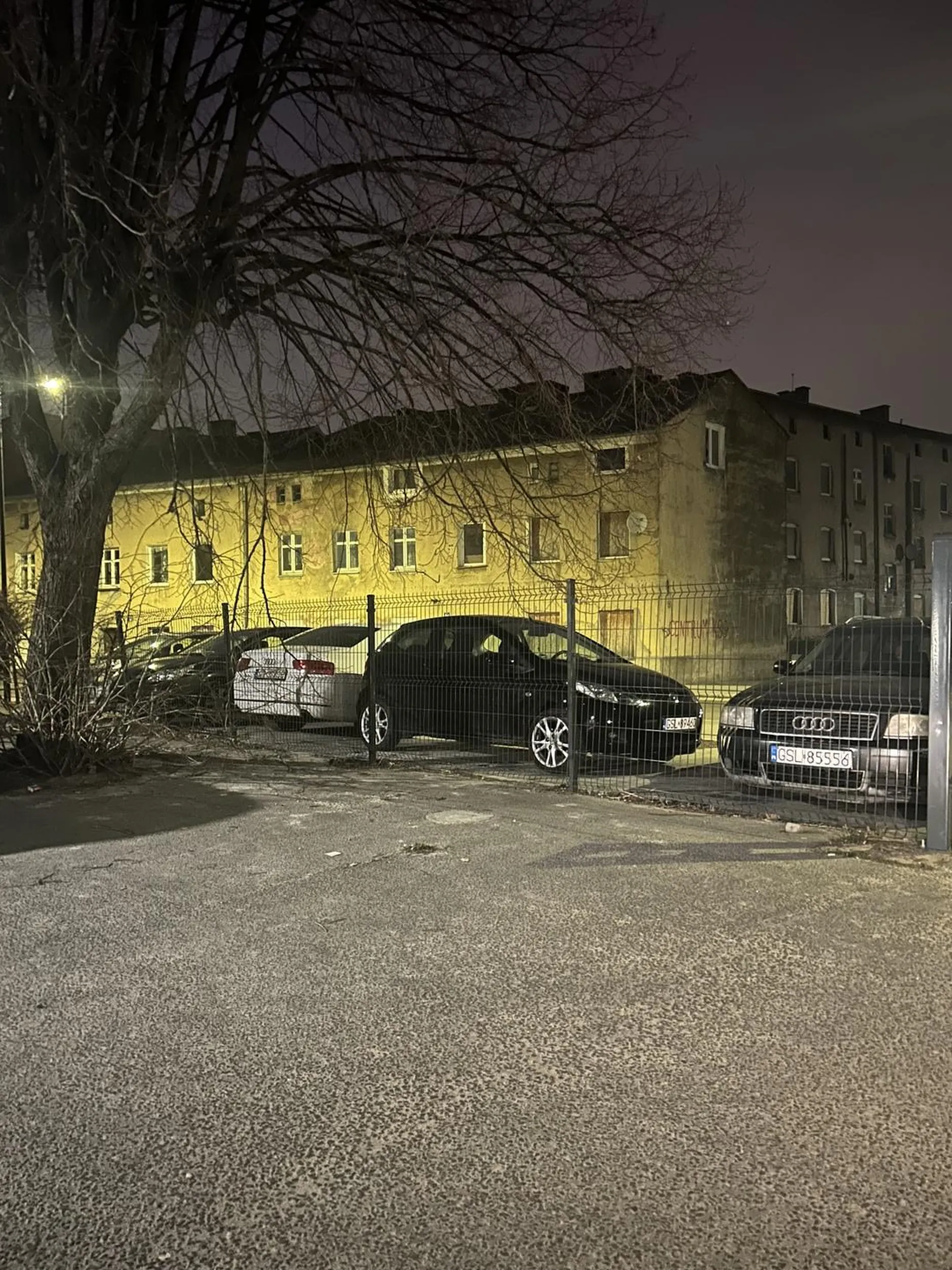 Zajebista parkuje samochód