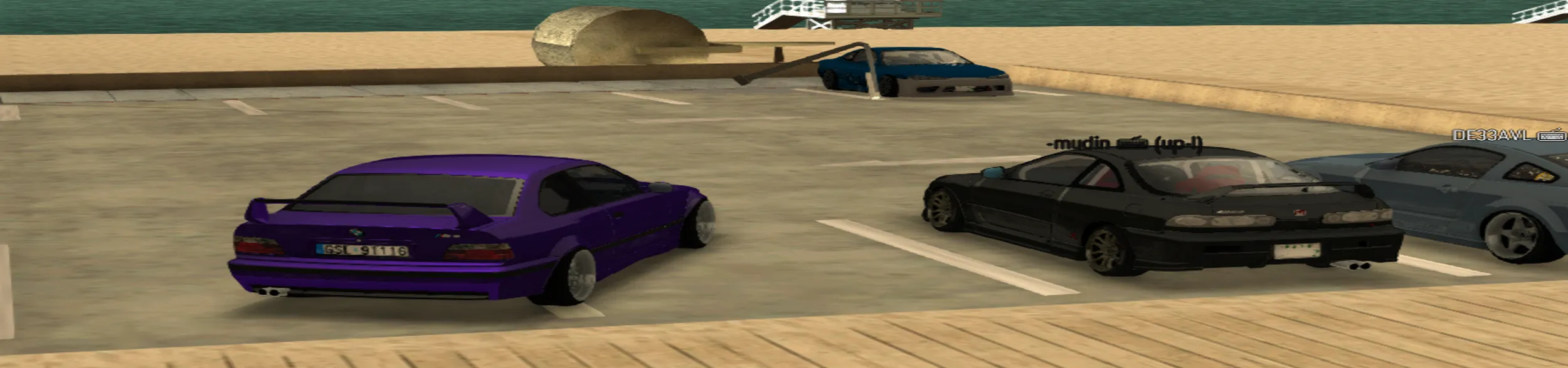 auto kierowcy znalezione na 2 miejscach parkingowych