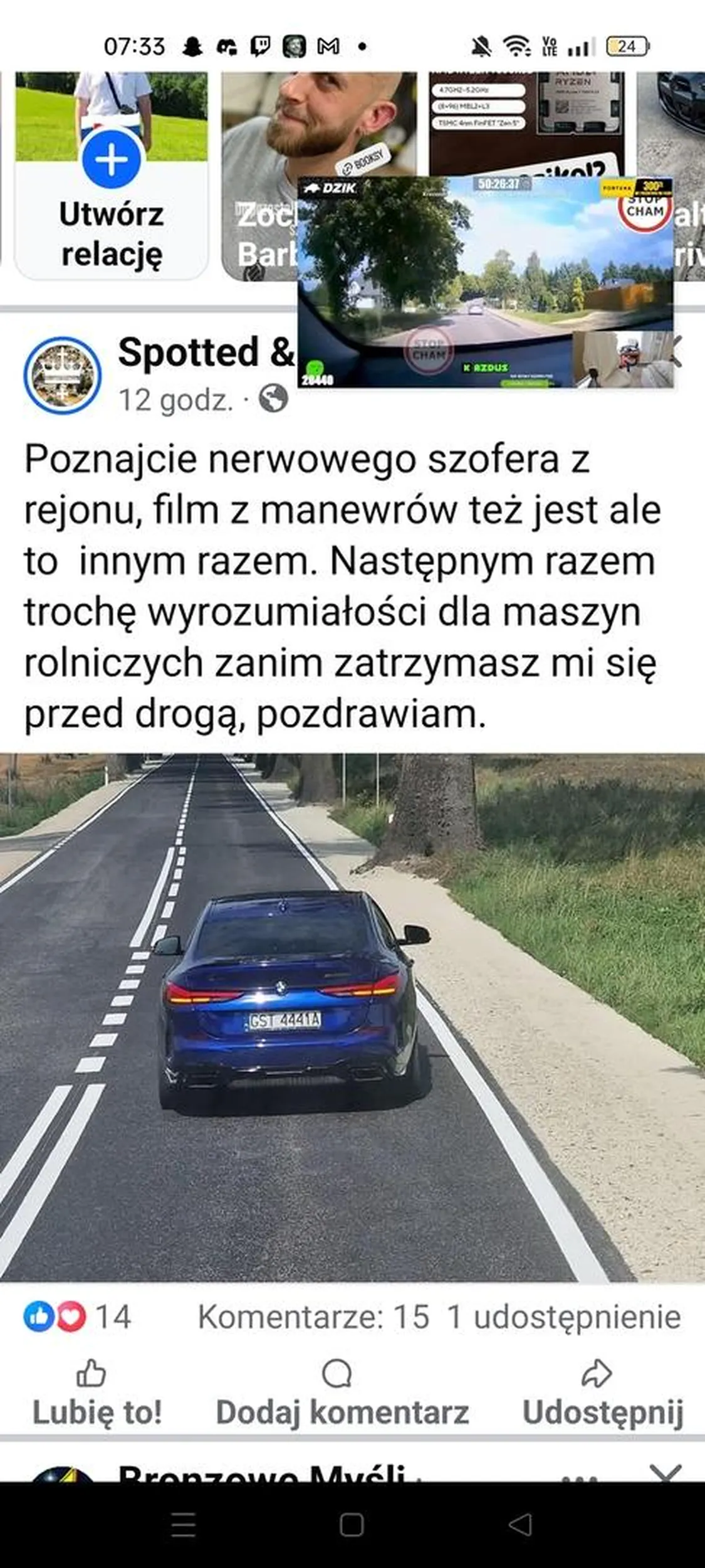 Myślicie jak usunięcie posta z Starogard spotted to tego nikt nie zobaczy?Jesteś w pomyłce wtedy.