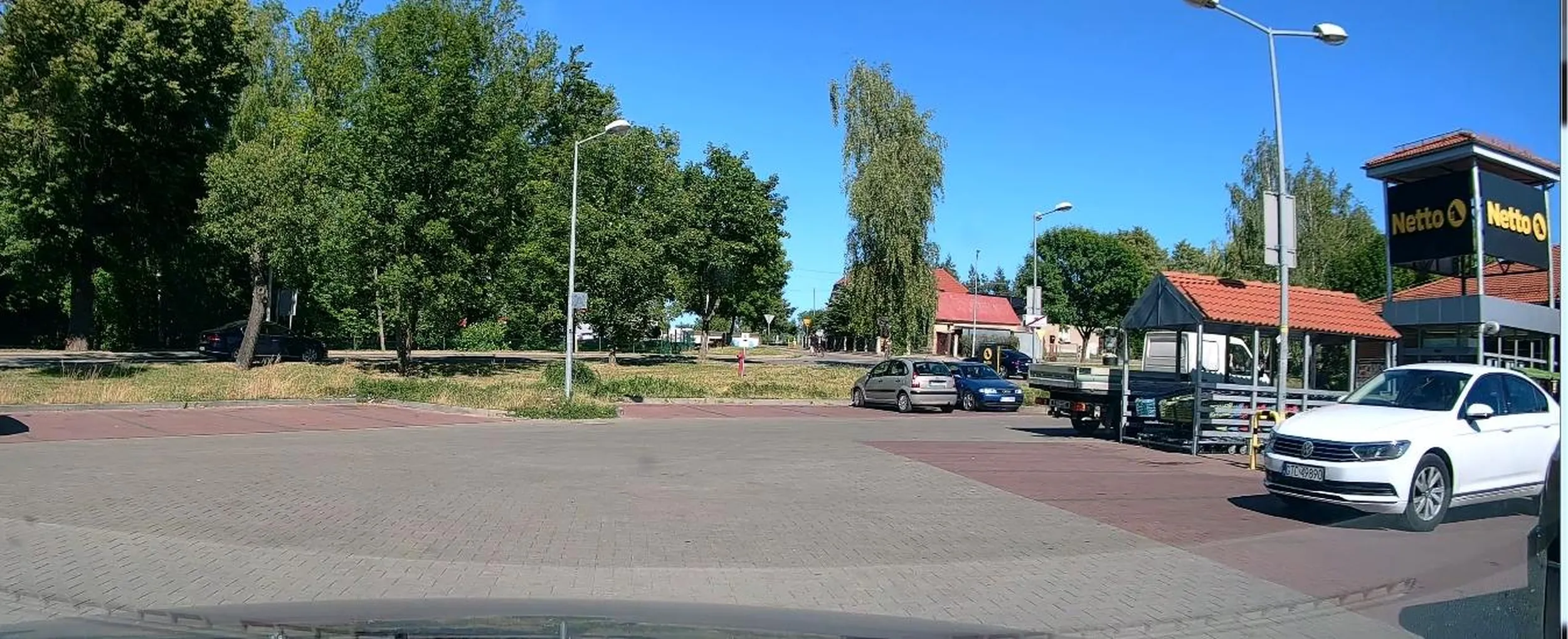 niechlujny kierowca lub ... kierownica :) :) :)