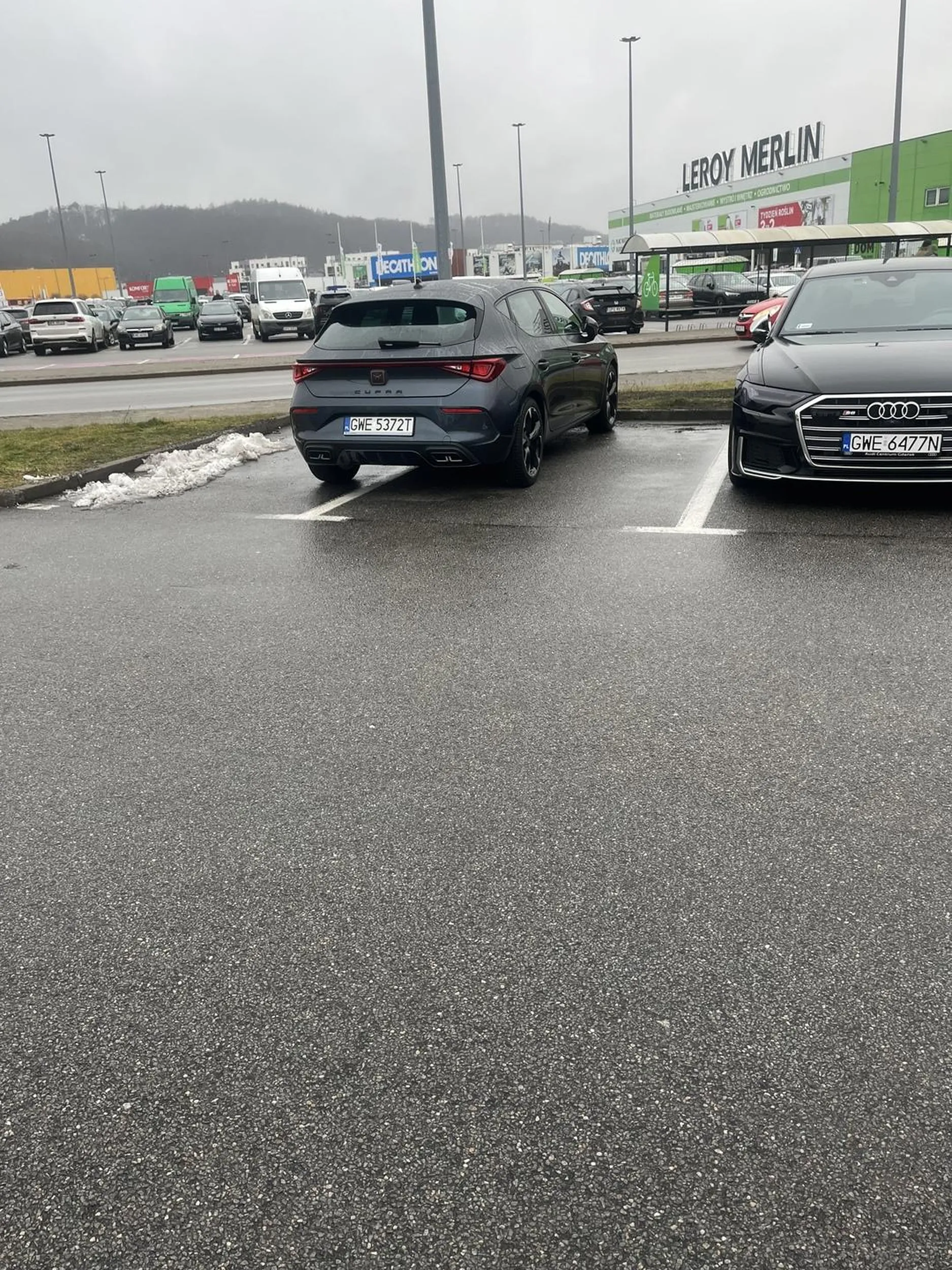 Nie potrafi parkować,