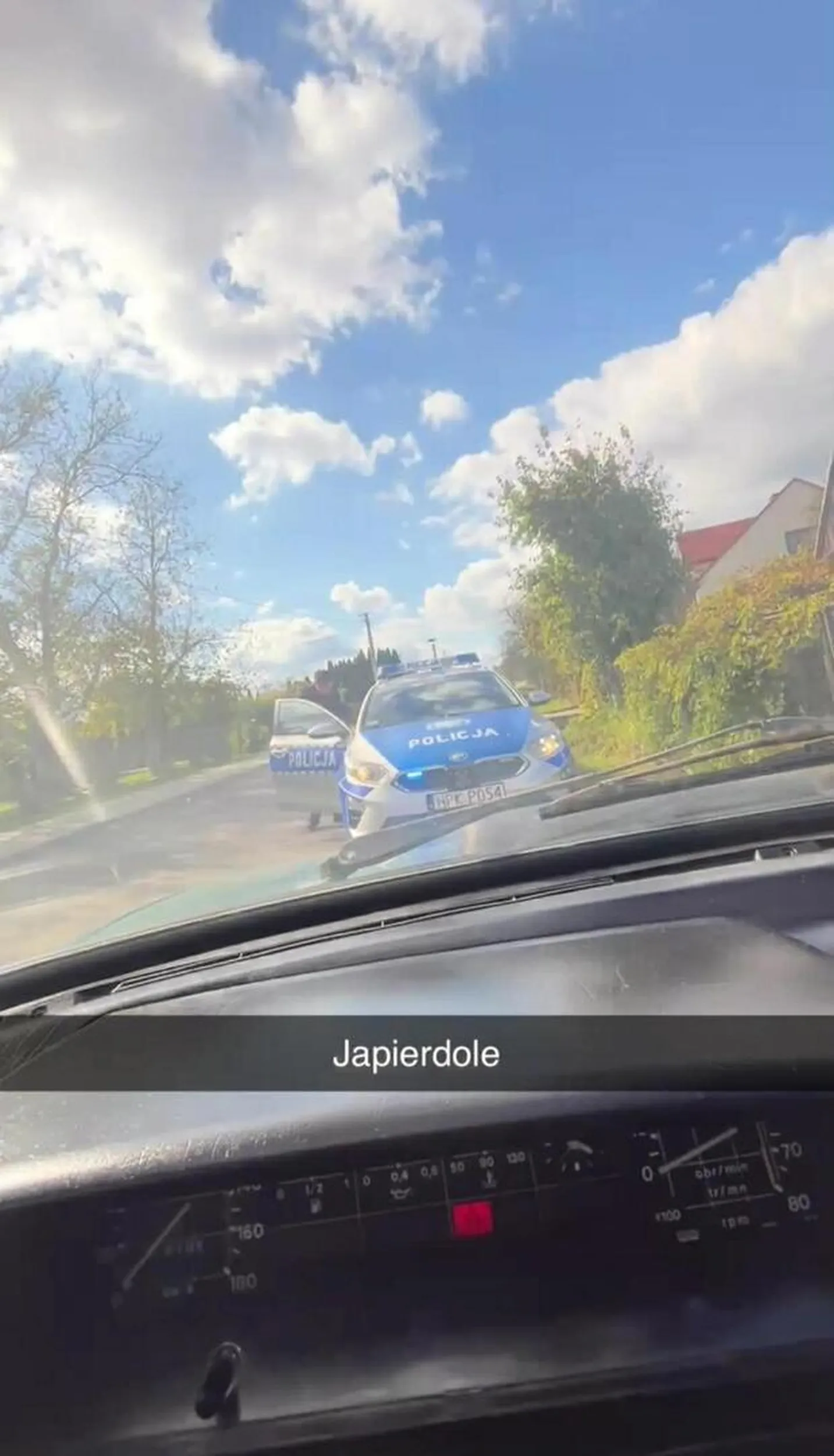 pozdrawiam pana z policji