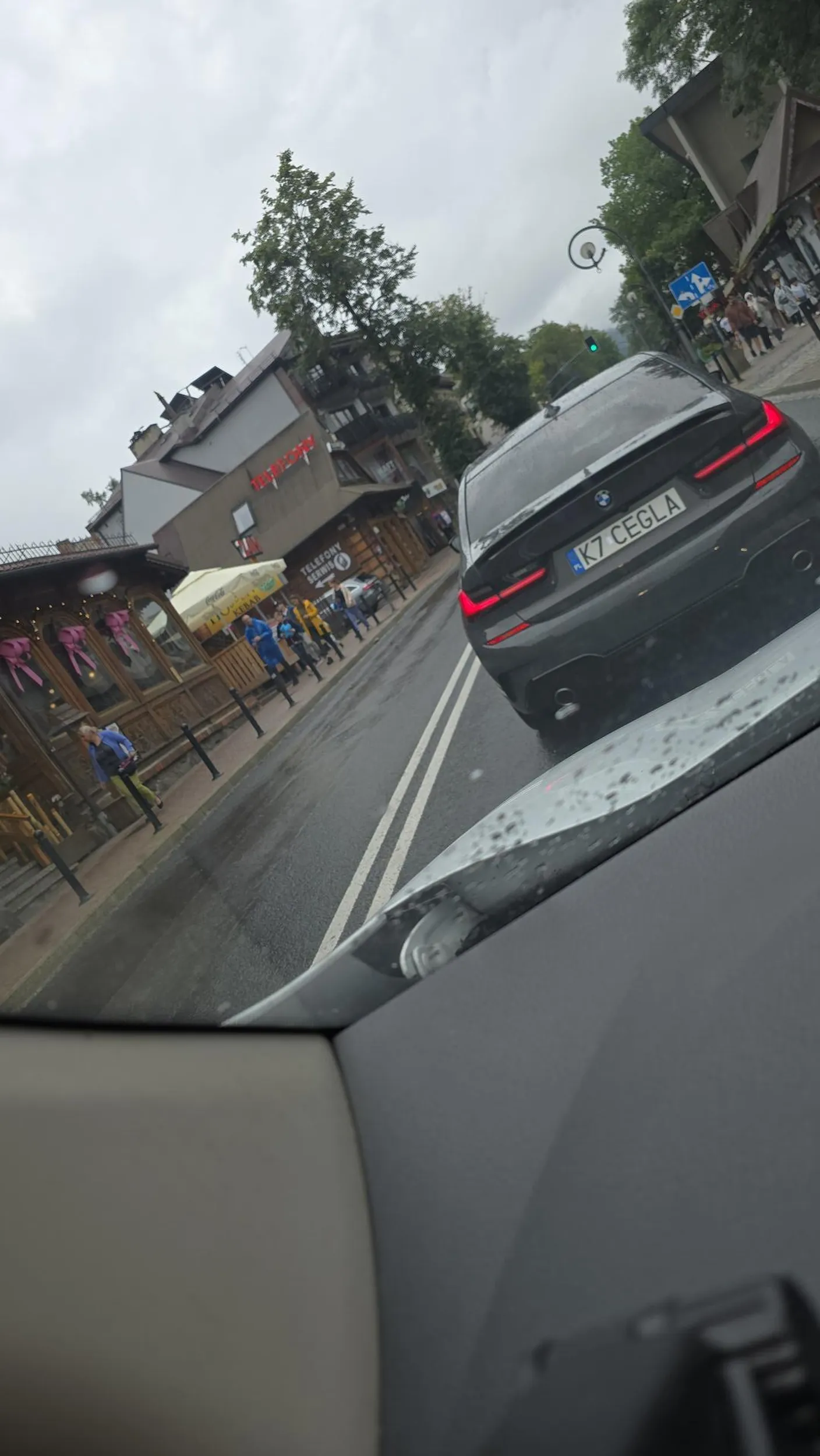 Burak, nie zna zasad ruchu drogowego.