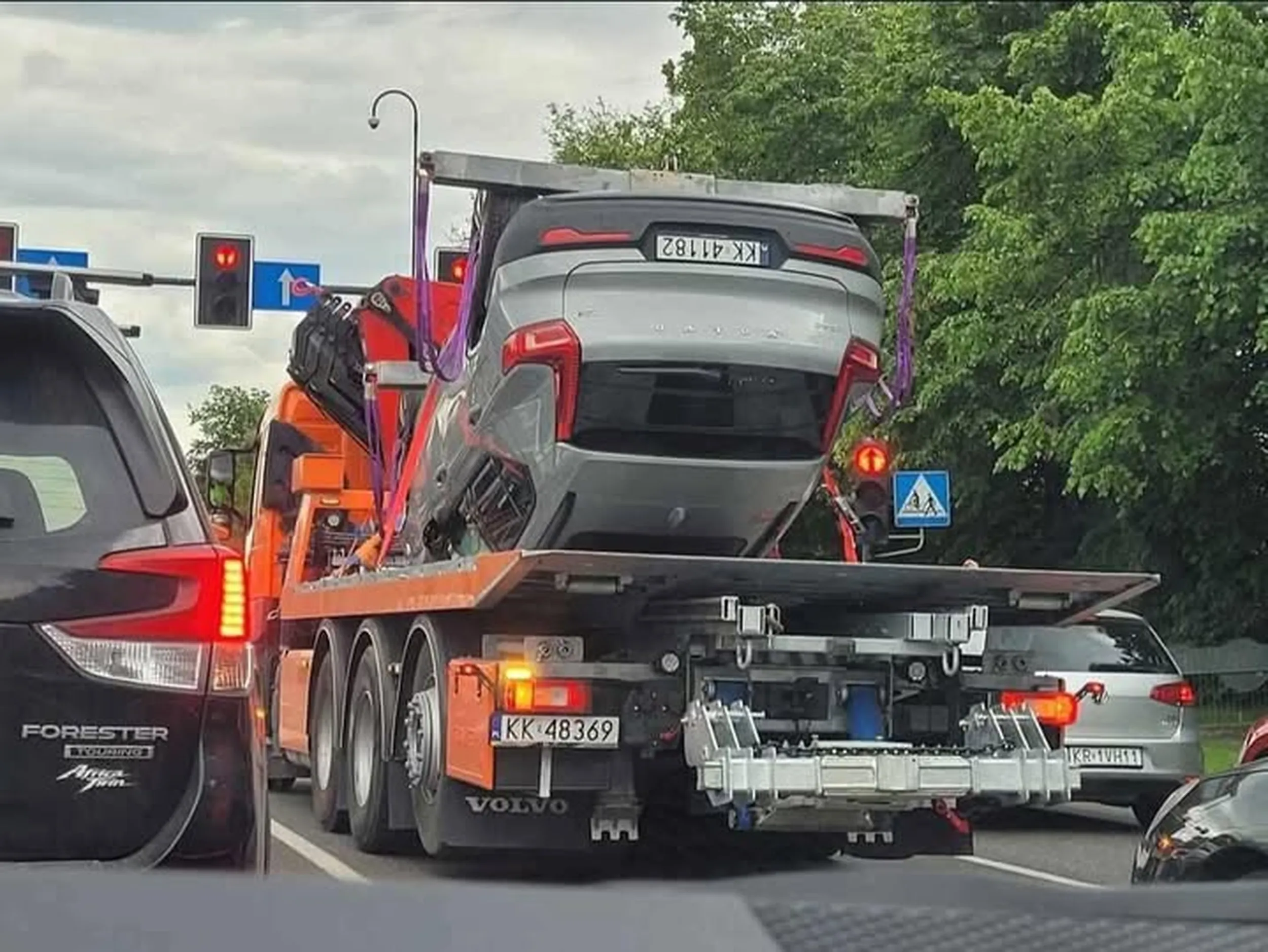 Auto po lekkiej stłuczce ;)