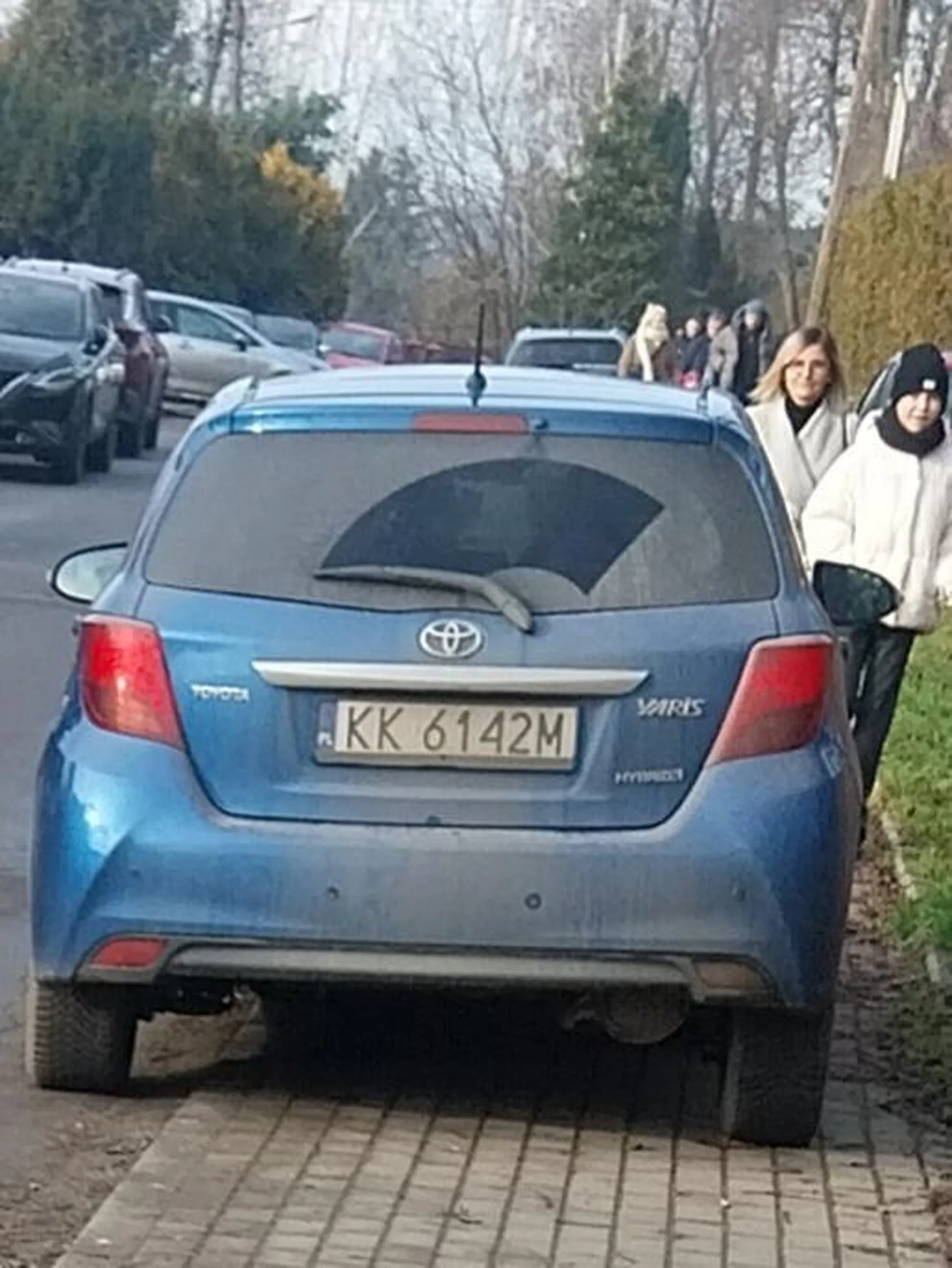 Trzeba po trawie przejść.