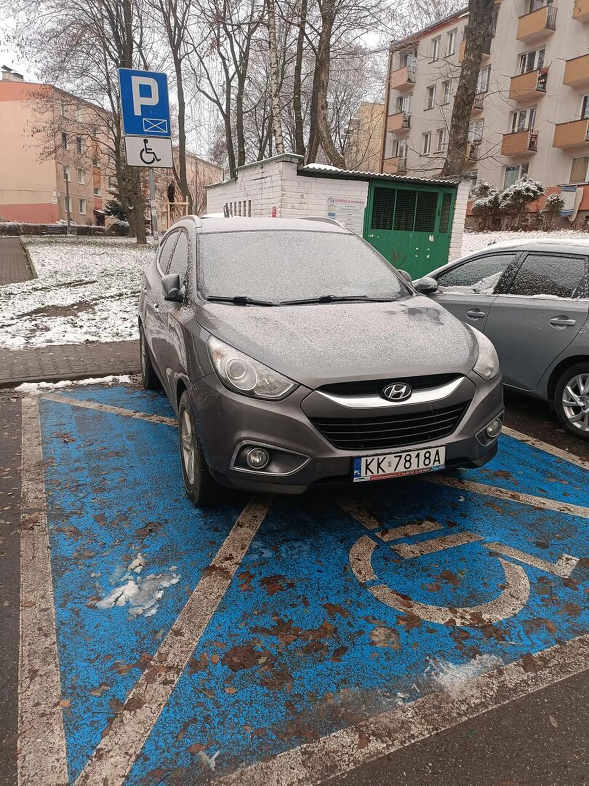 Uwielbia parkować na "lewej legitymacji" inwalidy.