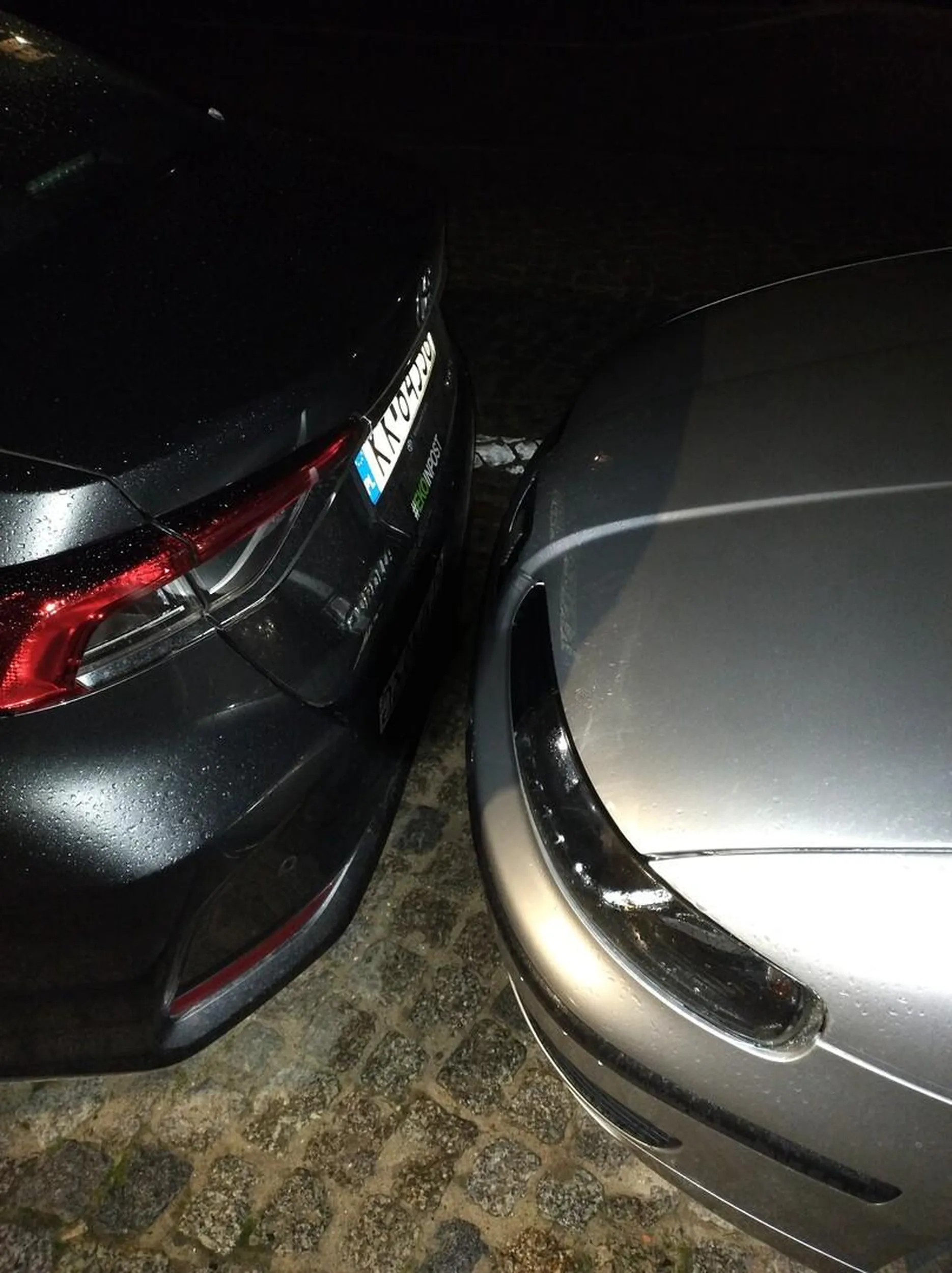 Zjeb nie umie parkować