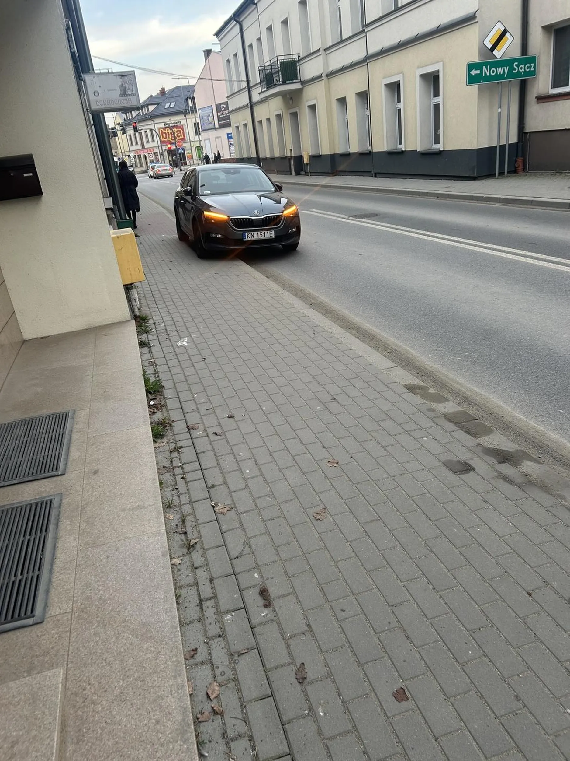 Prosze pani tu sie nie parkuje