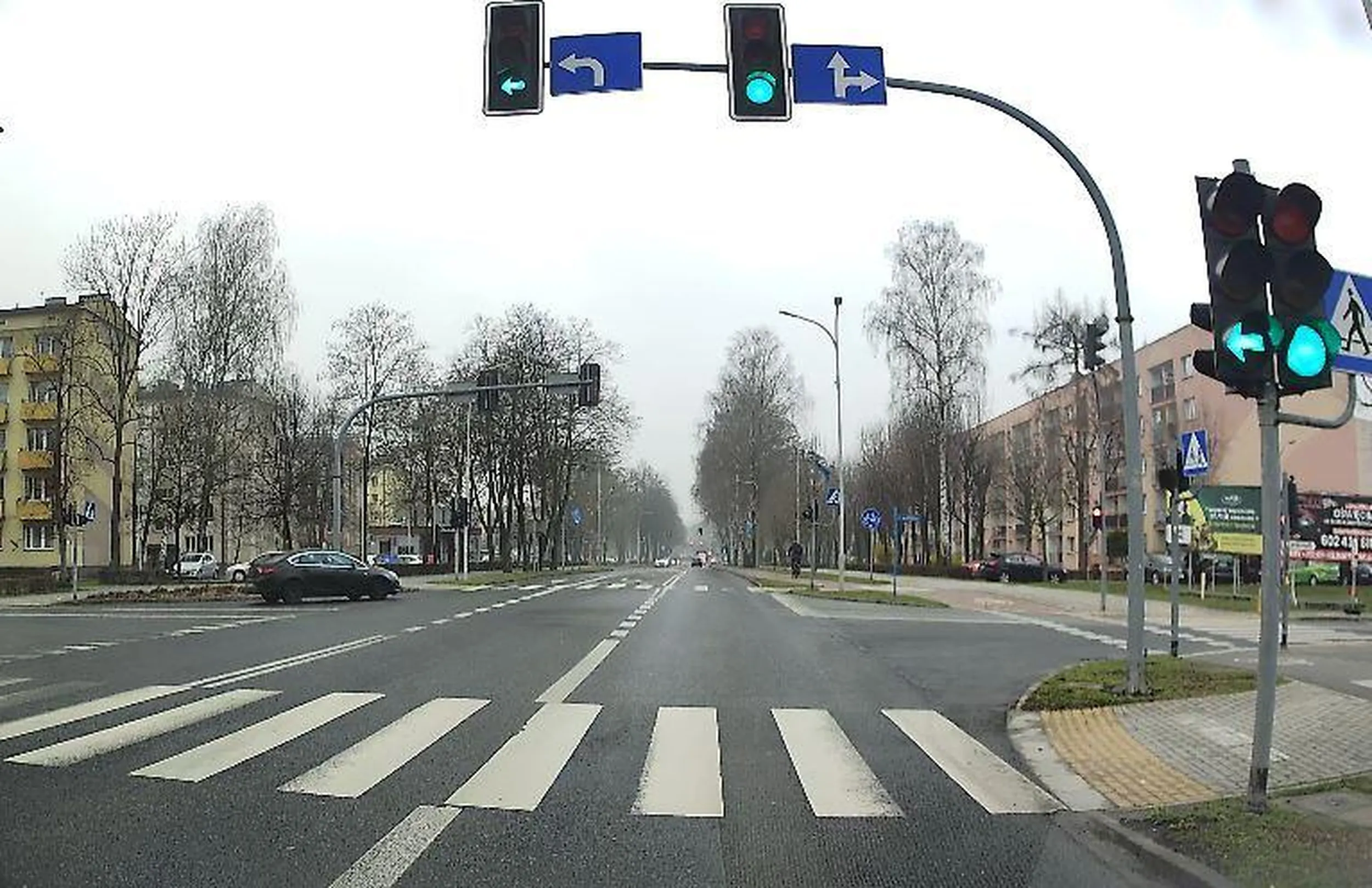 Oświęcimski miłośnik jazdy na czerwonym świetle...