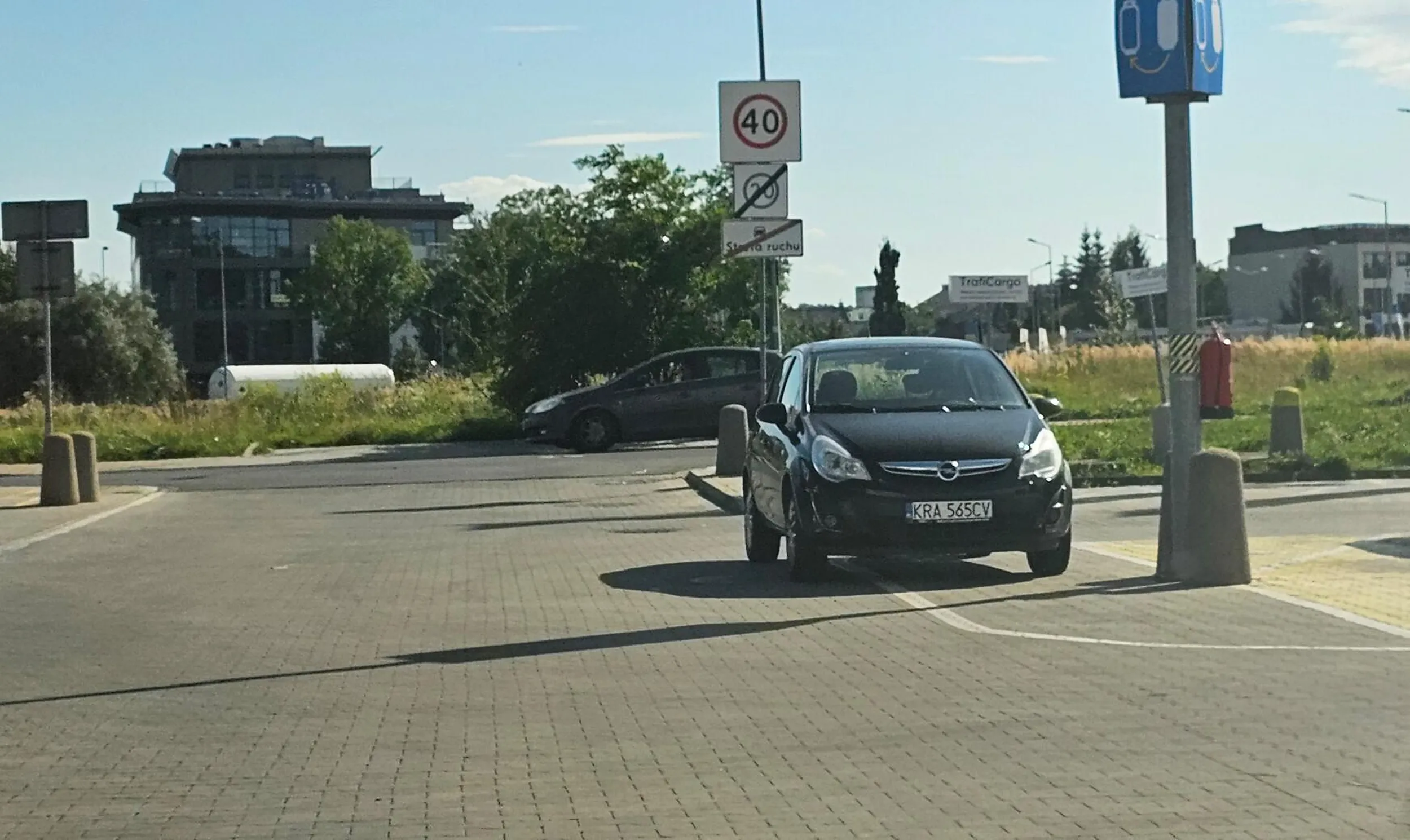 na parkingu masa wolnych miejsc, ale ciele musi zaparkować przy samym wejściu i utrudniać życie kierowców