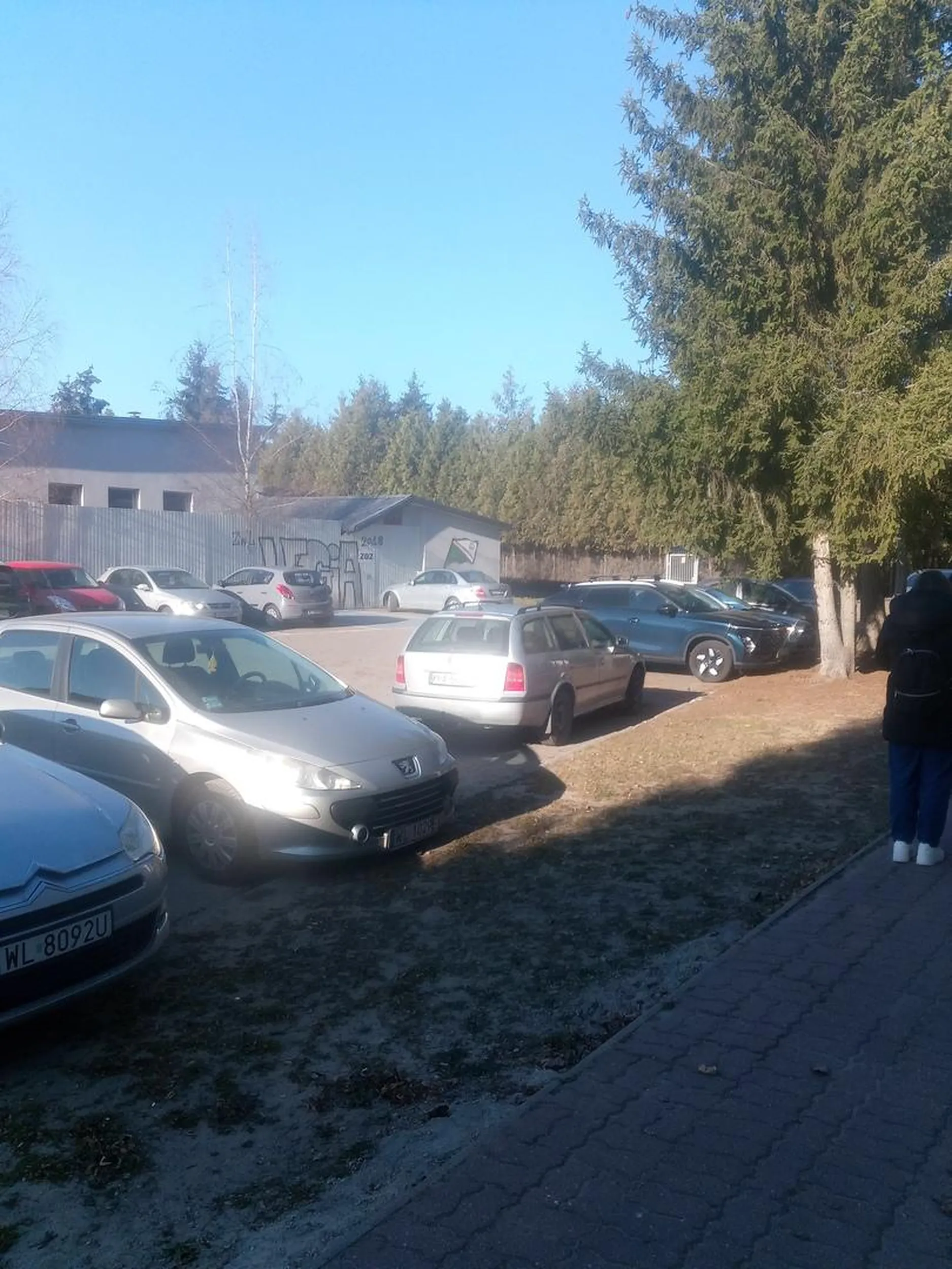 Parkuje chyba po złości. Wszyscy prostopadle a właściciel samochodu równolegle i zajął 2,5 stanowiska.