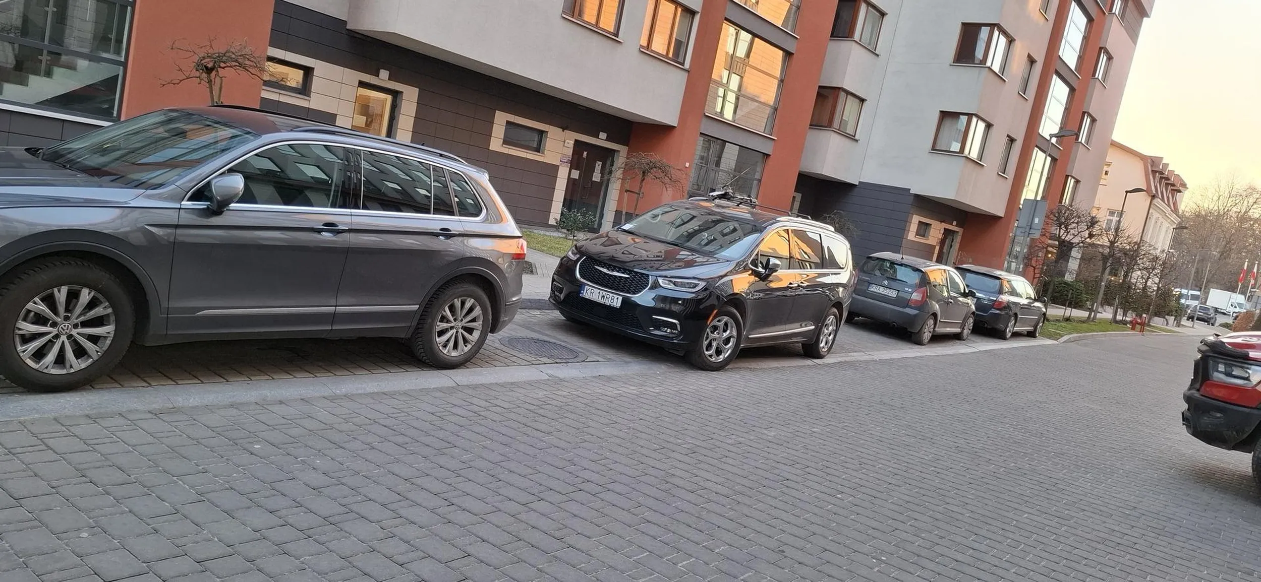 Gratuluję parkowania...