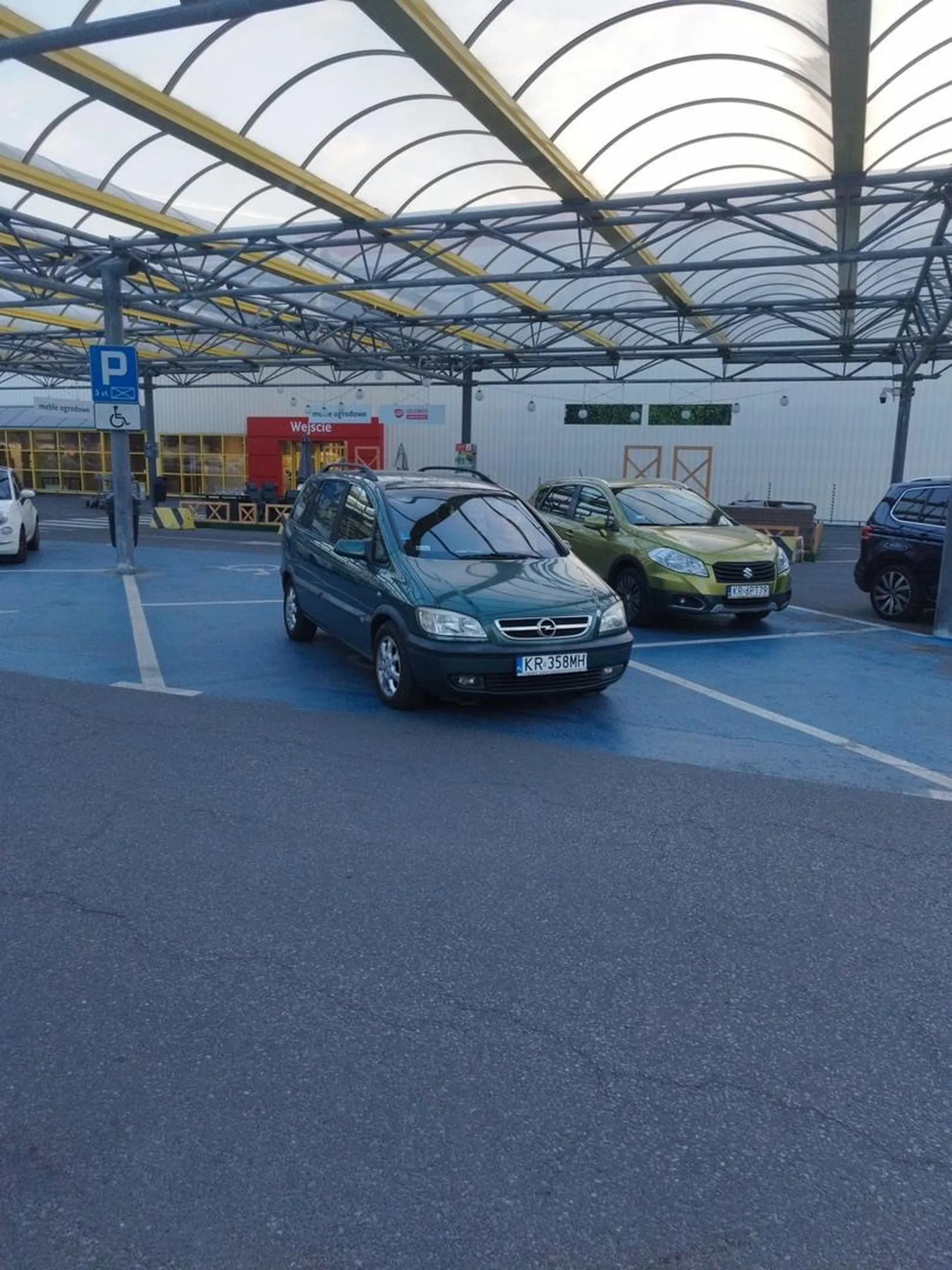 Gamoń nie dość, że parkuje na miejscu dla niepełnosprawnych pod Selgros to robi to wjeżdżając na parking pod prąd... Chłopie, oddaj PJ...