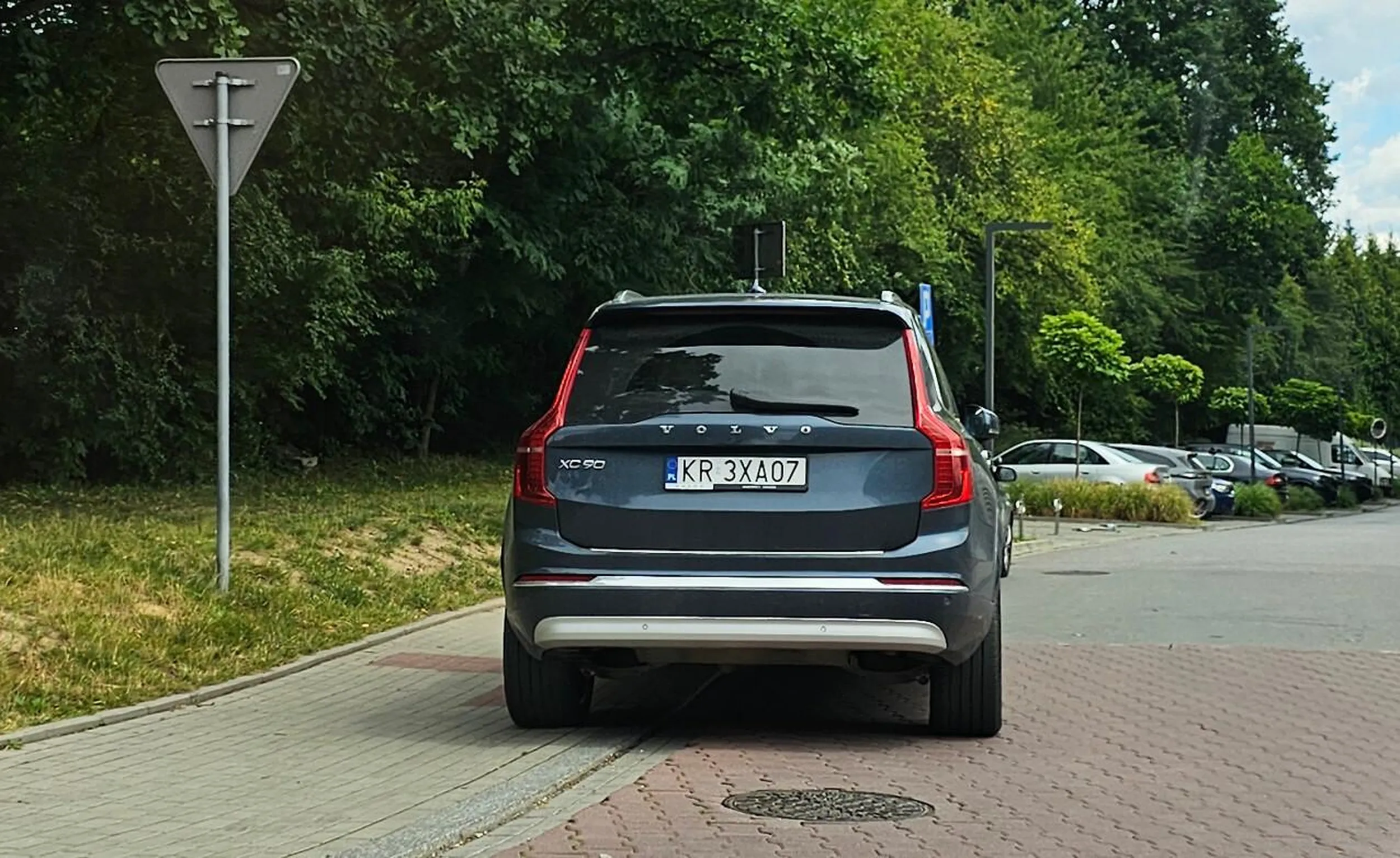 burak zastawia chodnik i przejazd mieszkańcom