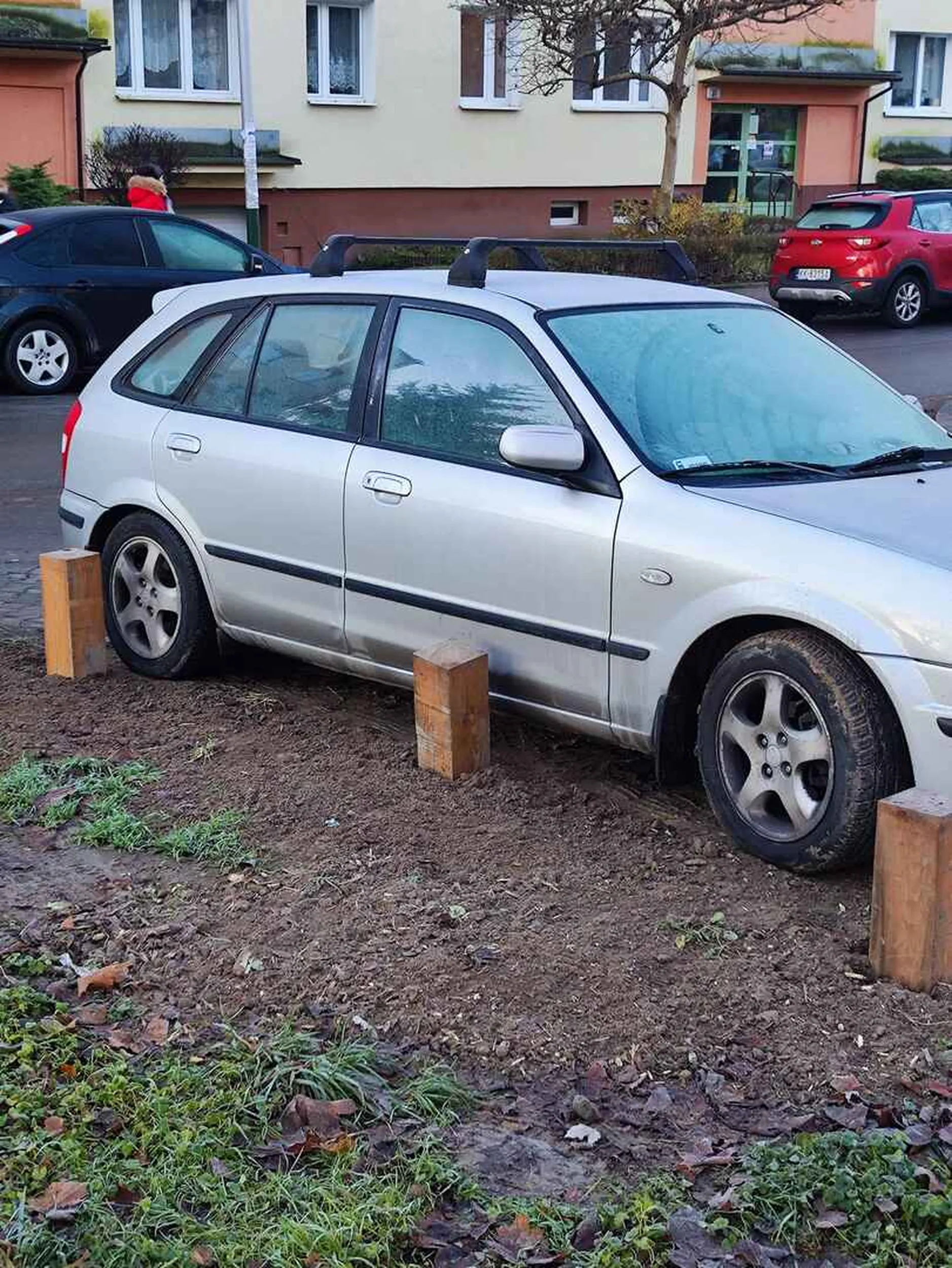 Paliki nie są wystarczającą aluzją aby tu nie parkować... Wolne, wyznaczone miejsca oczywiście są