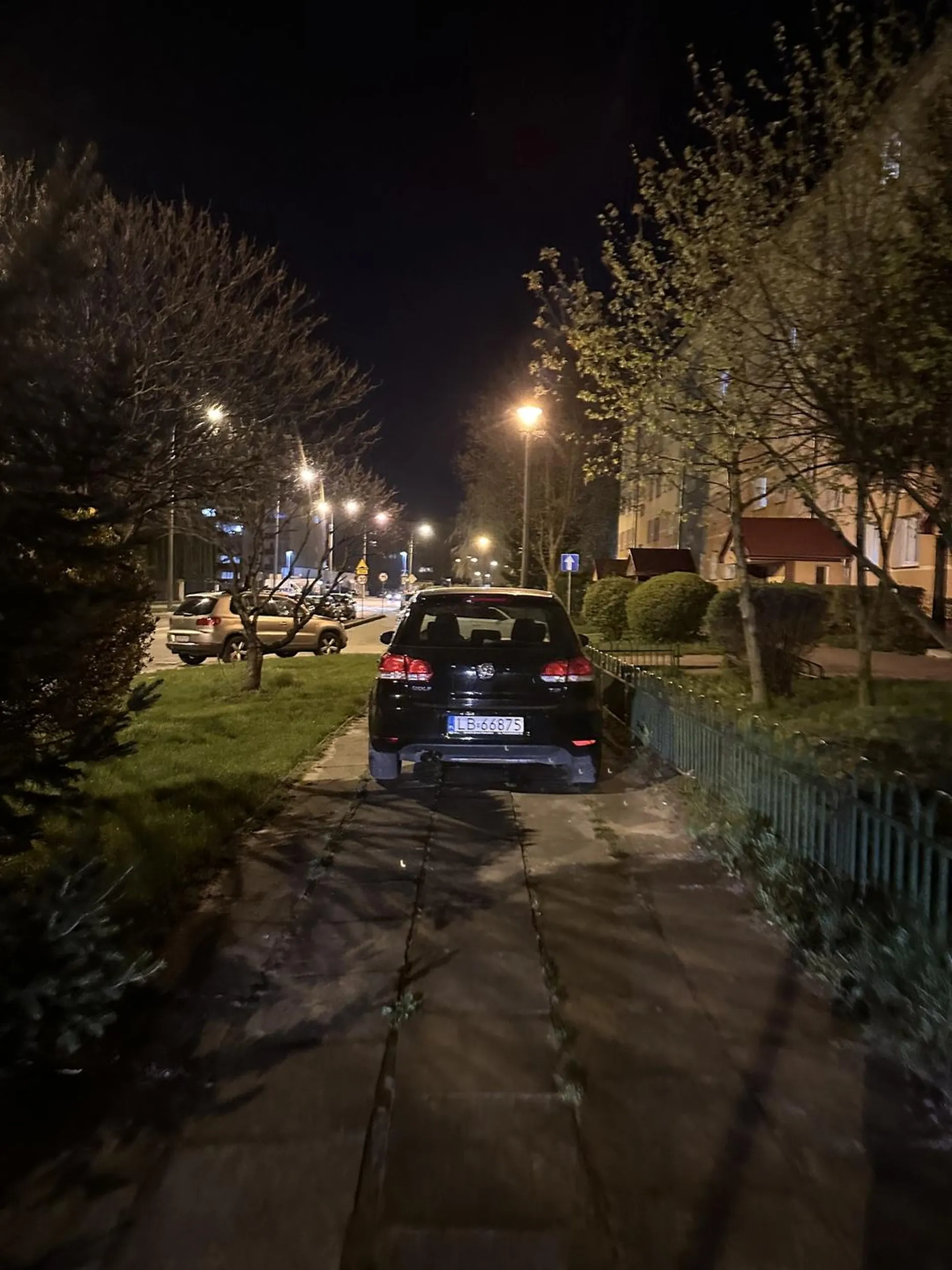 Następnym razem idę jak chodnik prowadzi czyli po samochodzie. To chodnik nie parking :)