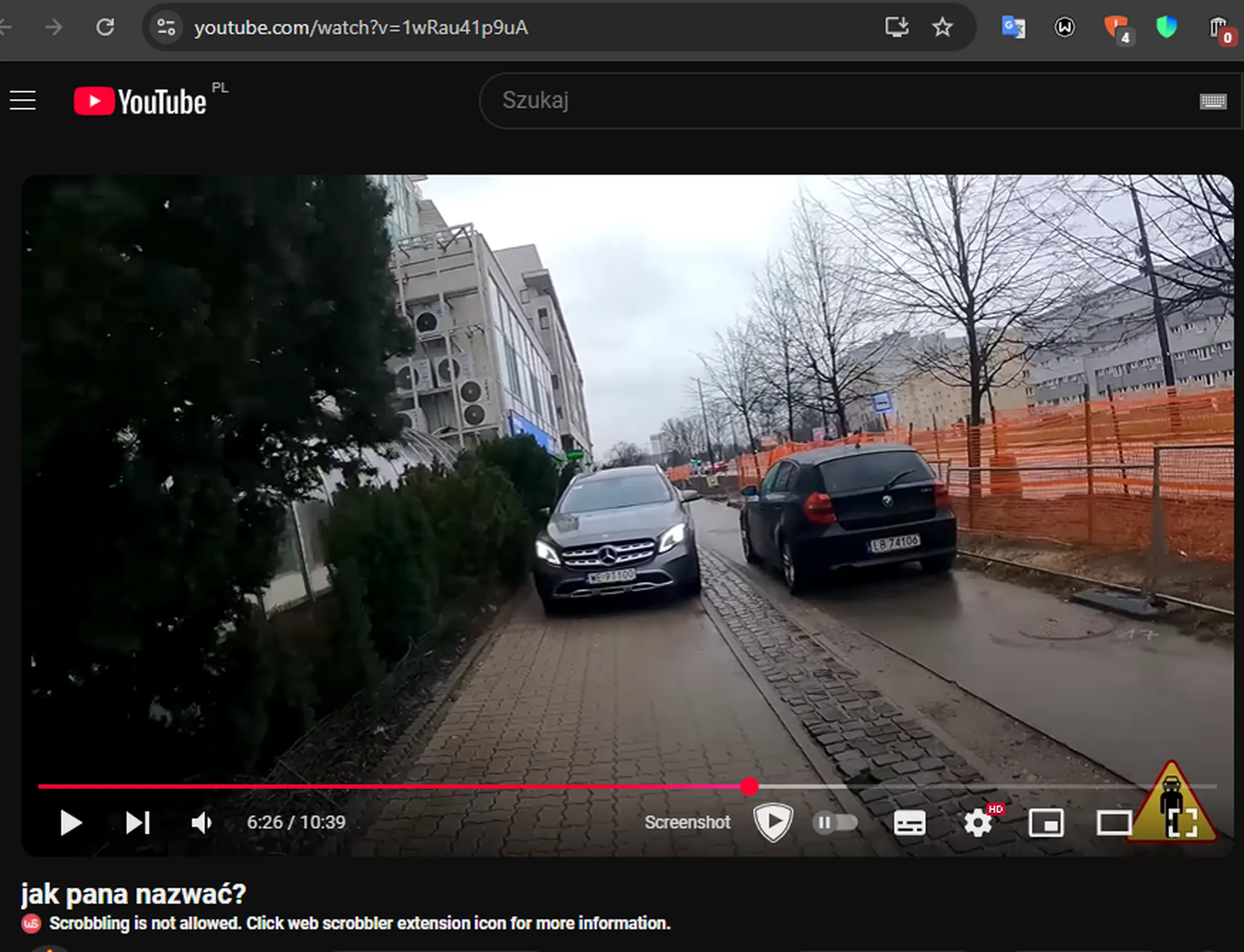 Parkowanie na chodniku