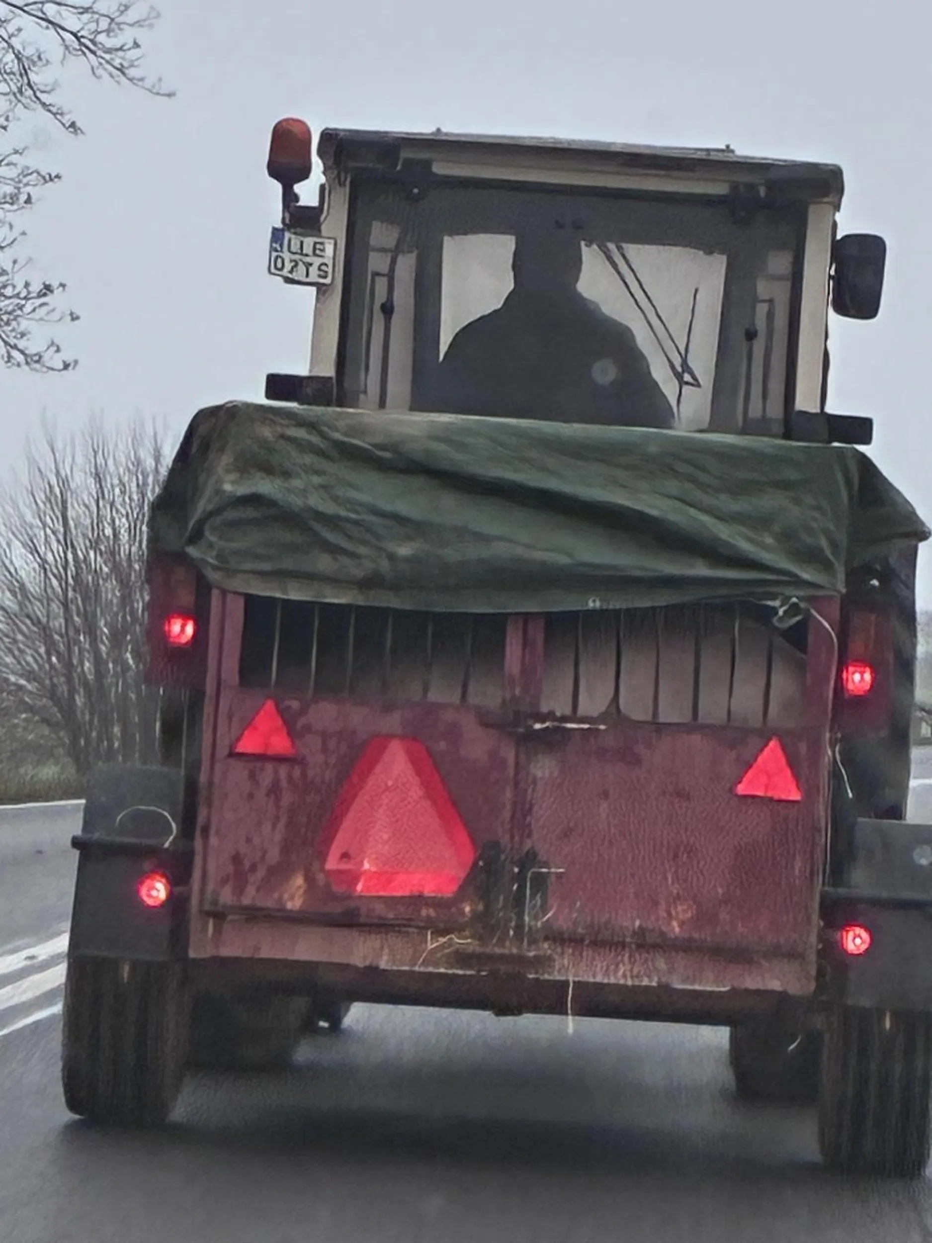 Gościu ma super świnki jedzie z nimi na trasie Łęczna-Lublin