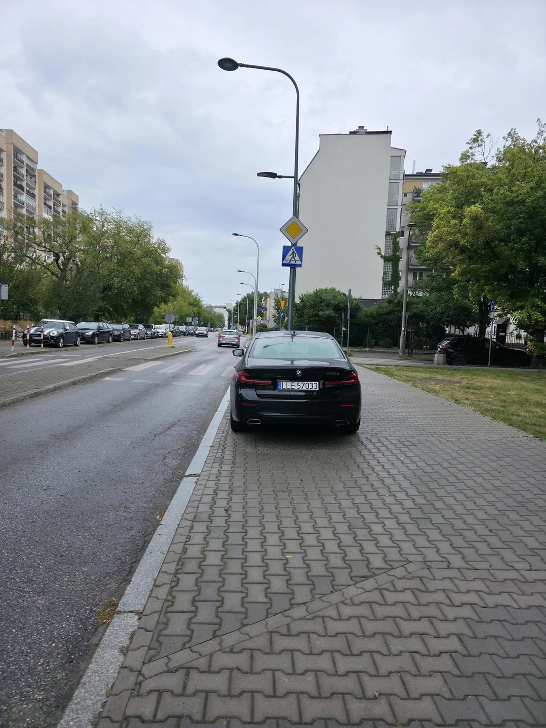 mistrz parkowania - przed pasami dla pieszych