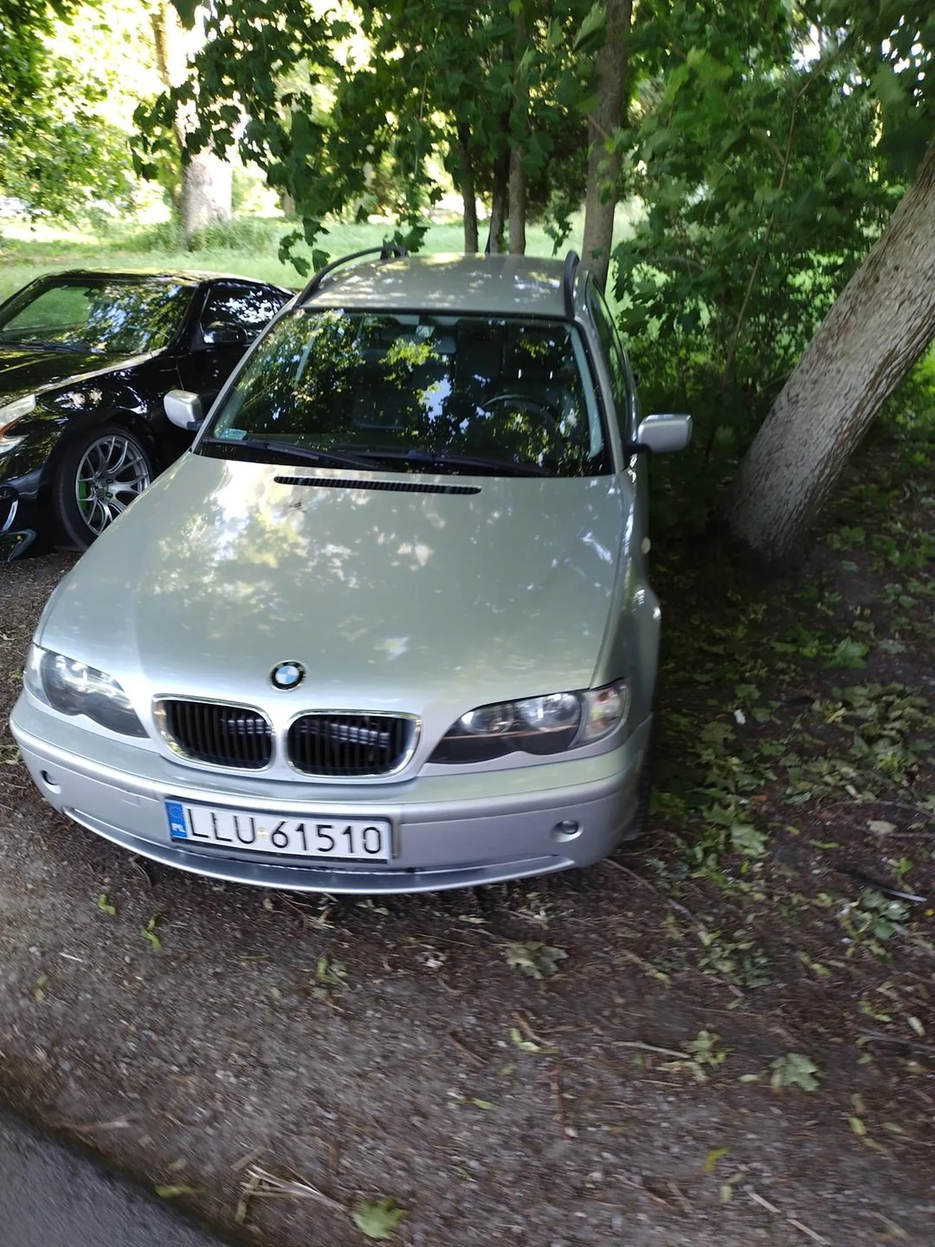 Spacer na łonie natury, ale przejść z parkingu już nie potrafi.... Lepiej zaparkować na trawniku. Co za buraki rasowe!!!