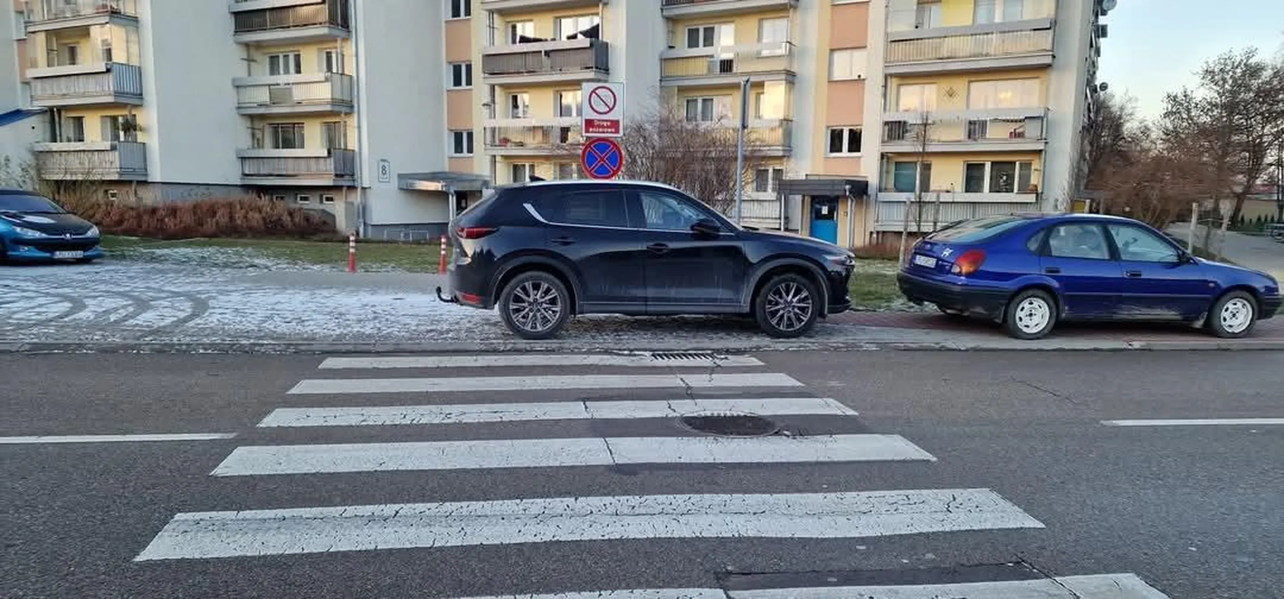 Musiałam z wózkiem iść po ulicy, w Puławach to normalne