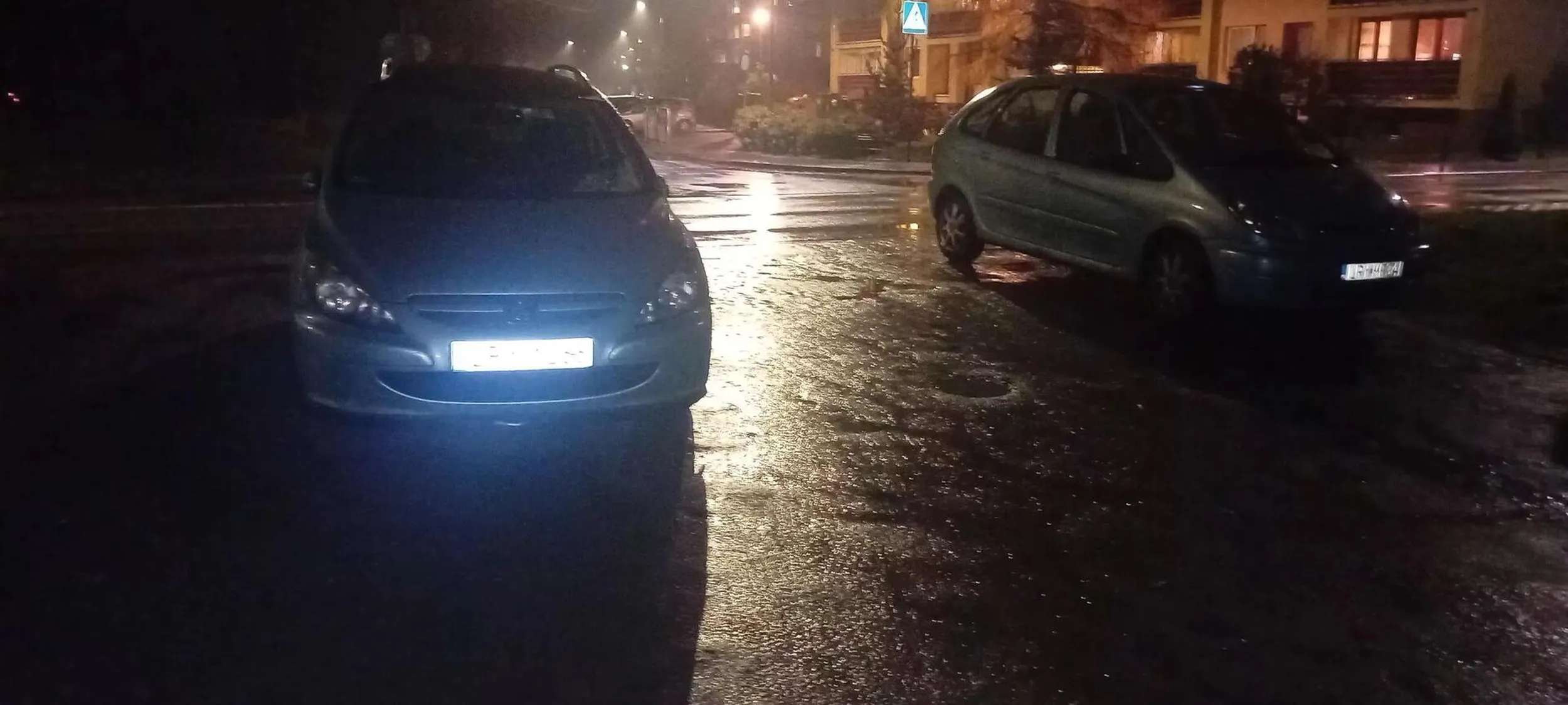 Parkowanie na środku