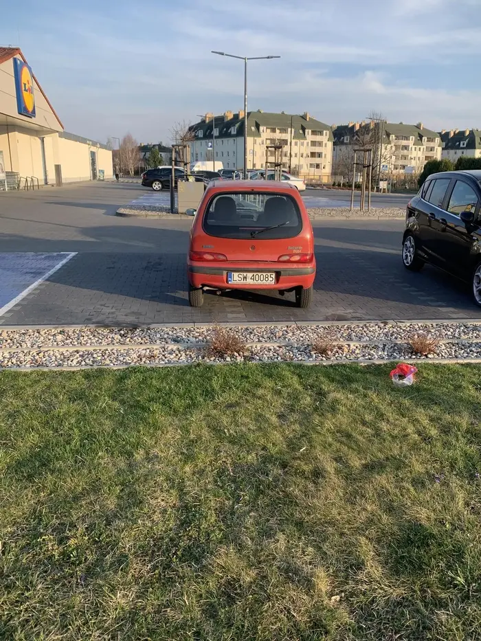 Kierowca sejczento jest piekny lecz kierowca nie umie parkowac