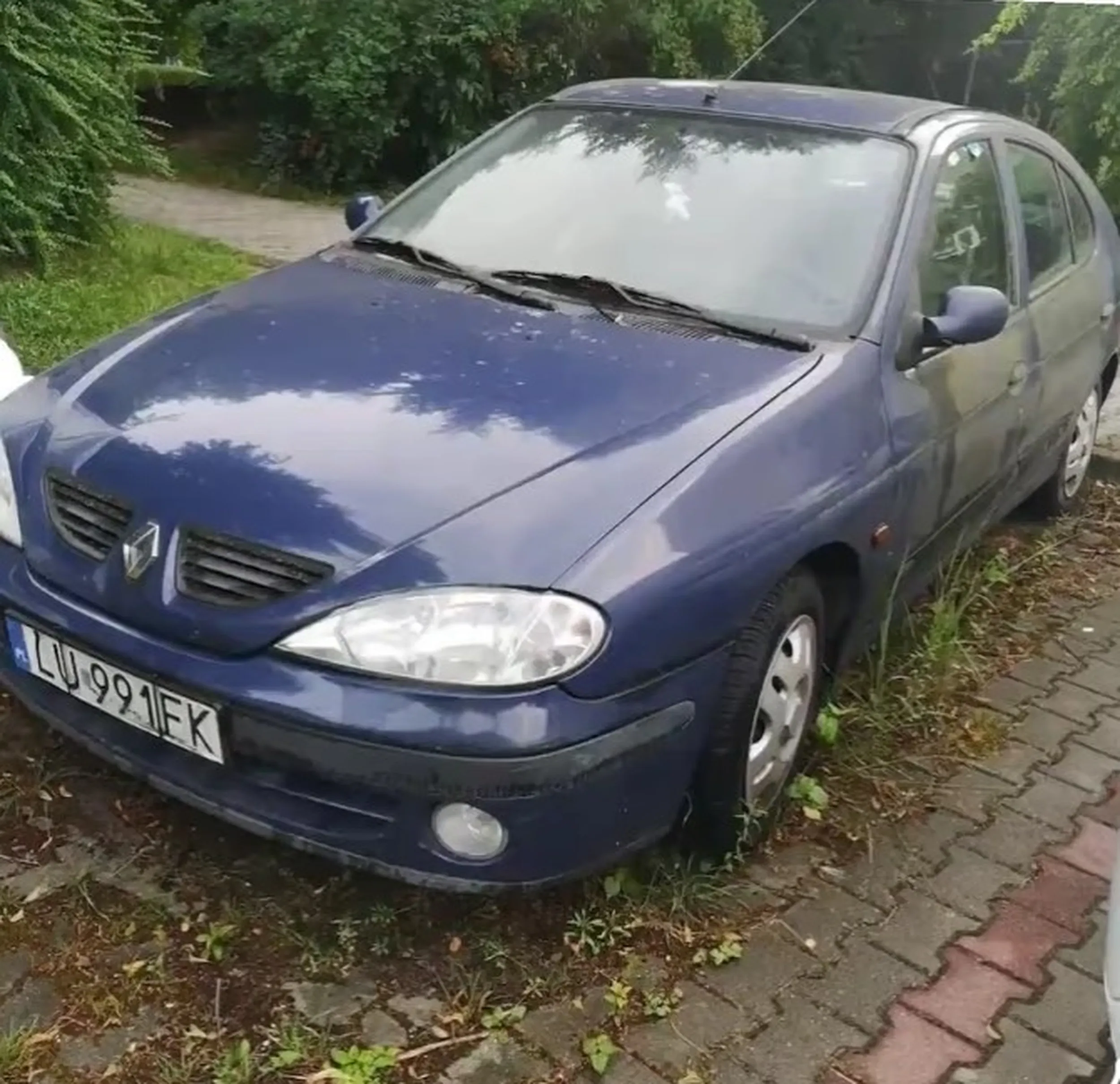 Stoi tam 3 lata spleśniał bok tej renault