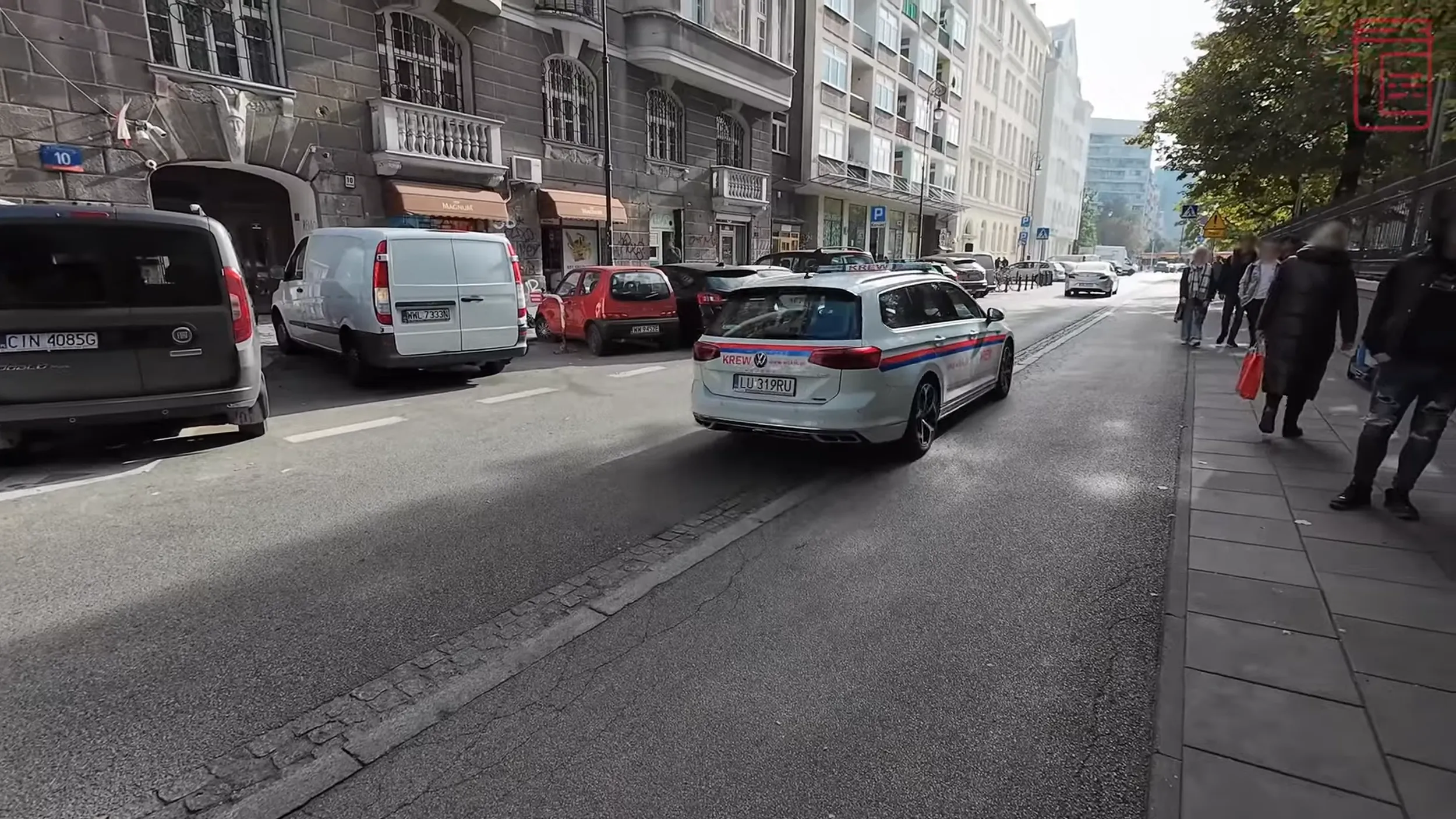 Jazda po drodze dla rowerów bez powodu