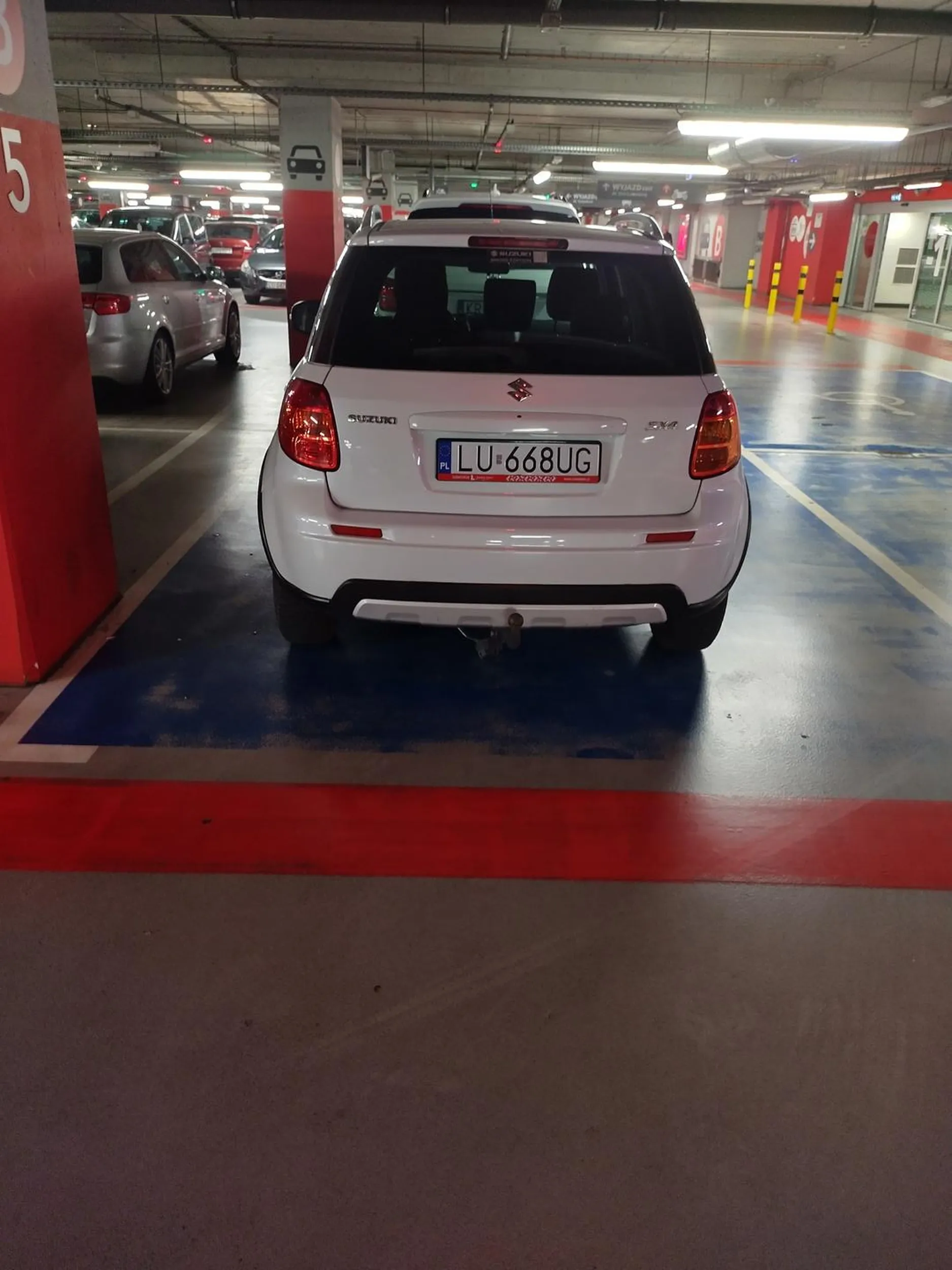 Ot zaparkował niepełnosprawny umysłowo bez identyfikatora!!