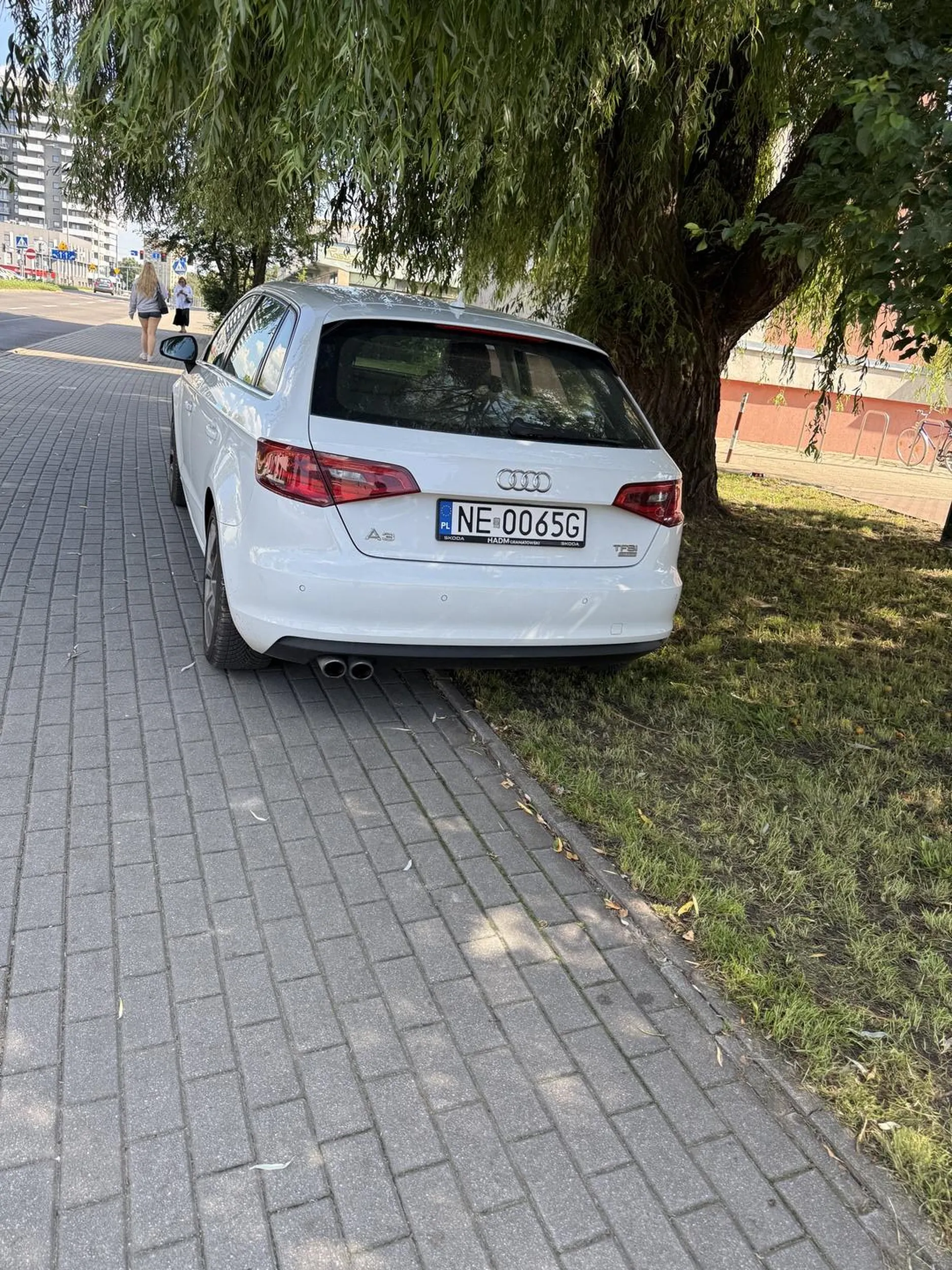 Kierowca ewidentnie ma problemy z myśleniem i parkowaniem