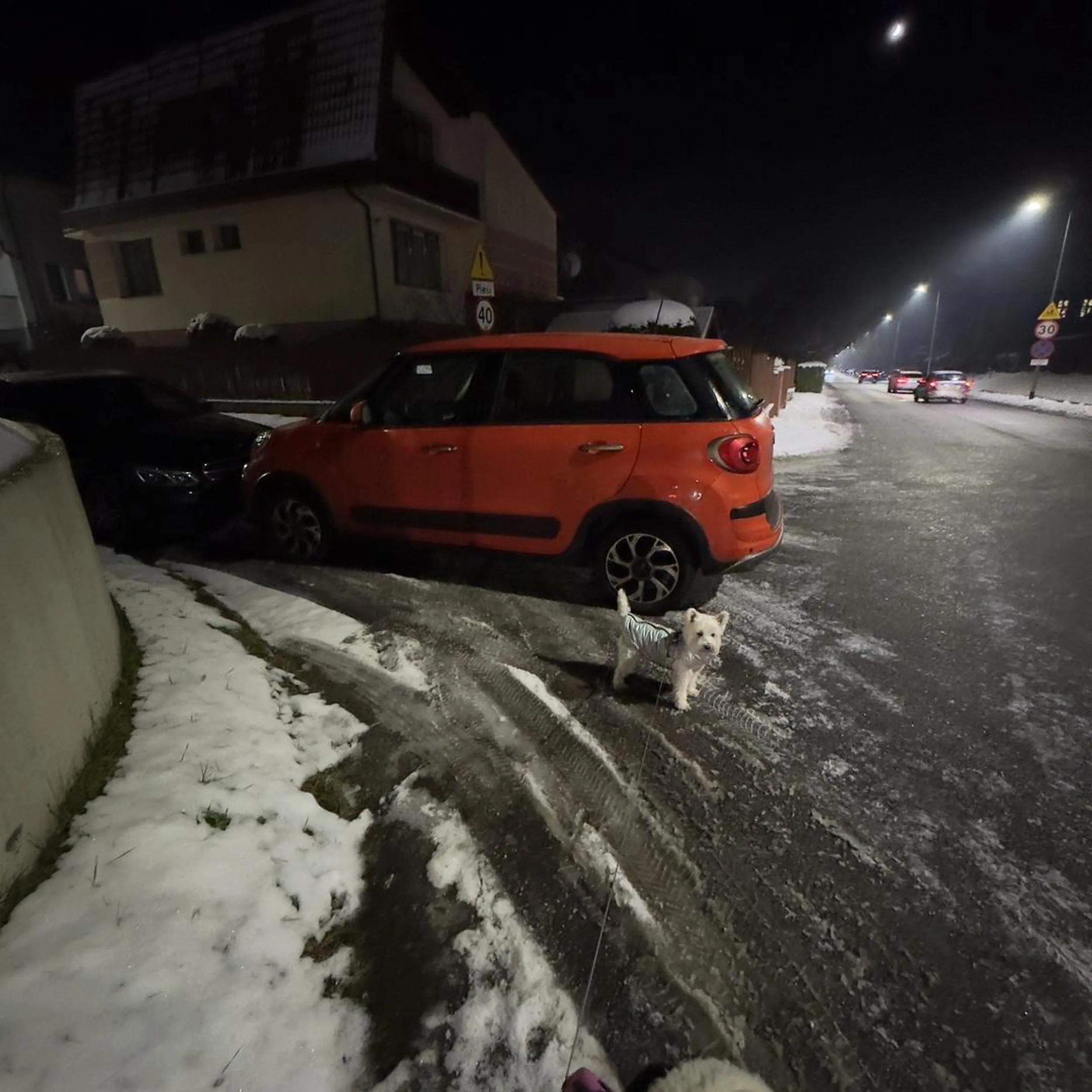 Pięknie parkujesz, następnym razem jeszcze dalej tym tyłem wyjedź żeby druga drogę zablokować